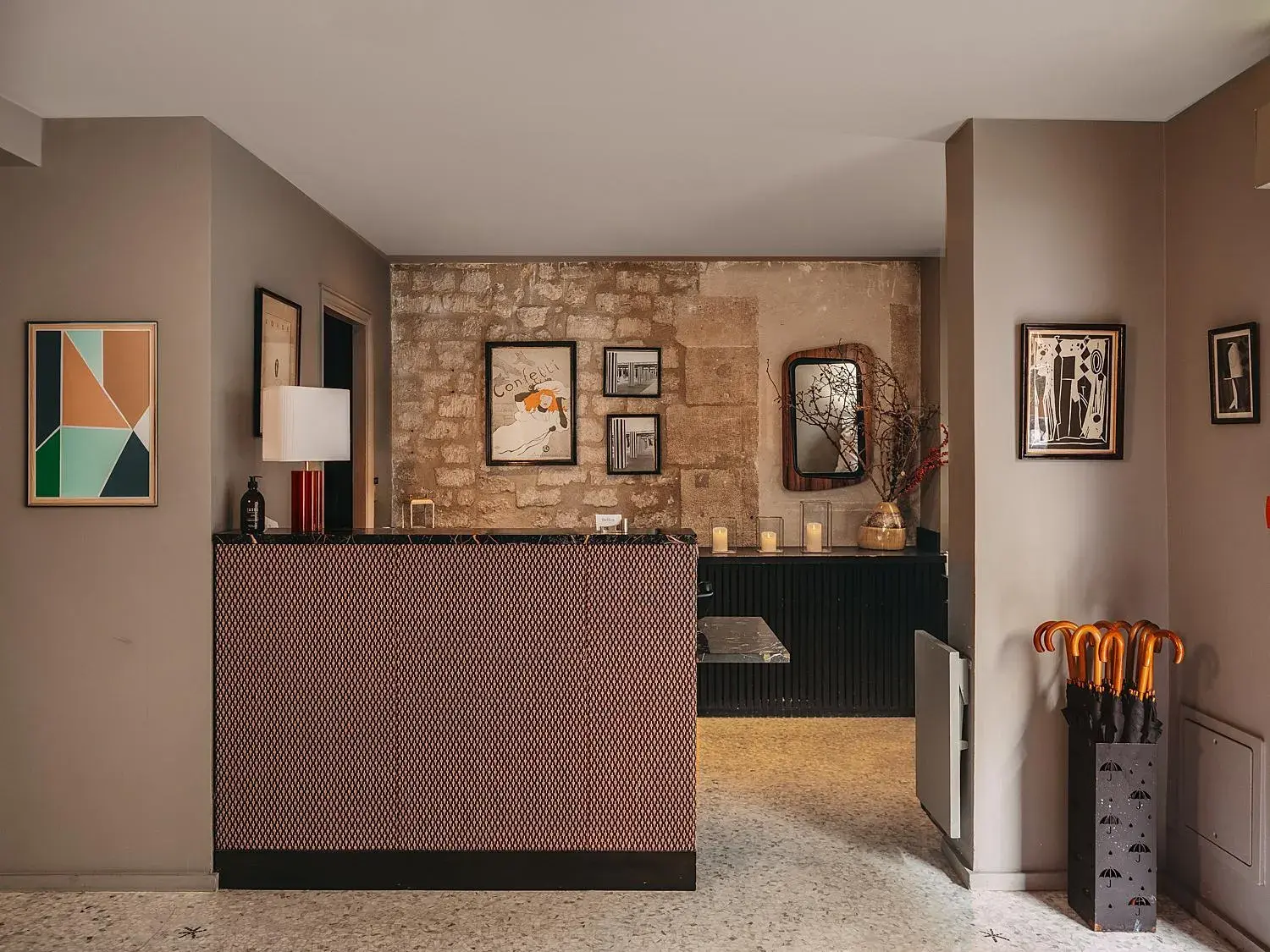 Lobby or reception in Hôtel Belloy Lobby or reception in Hôtel Belloy