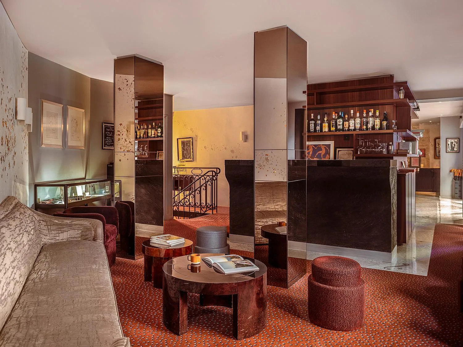 Lounge or bar in Hôtel Belloy