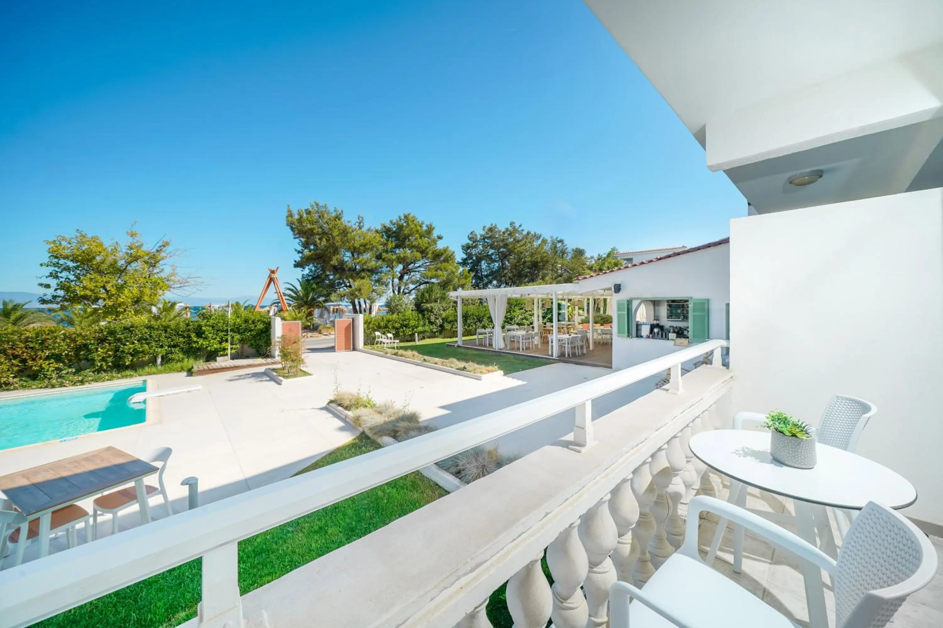 Balcony/Terrace in Elektra Comfort Hotel by Del Mare