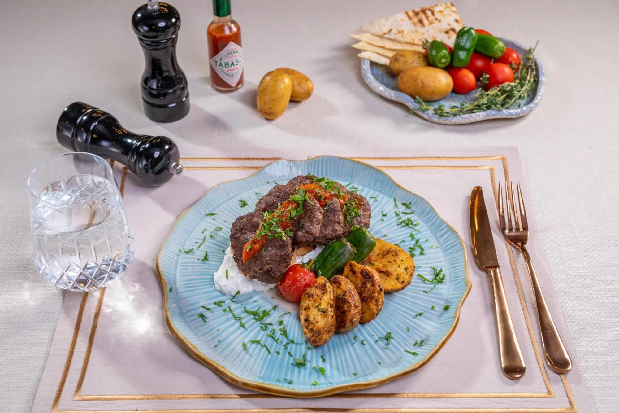 Food and drinks in MFB Tarabya Hotel