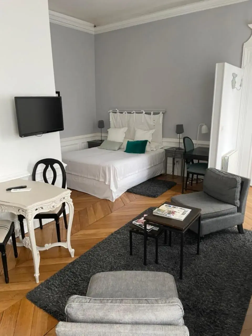 Bed in La Maison des Courtines Bed in La Maison des Courtines