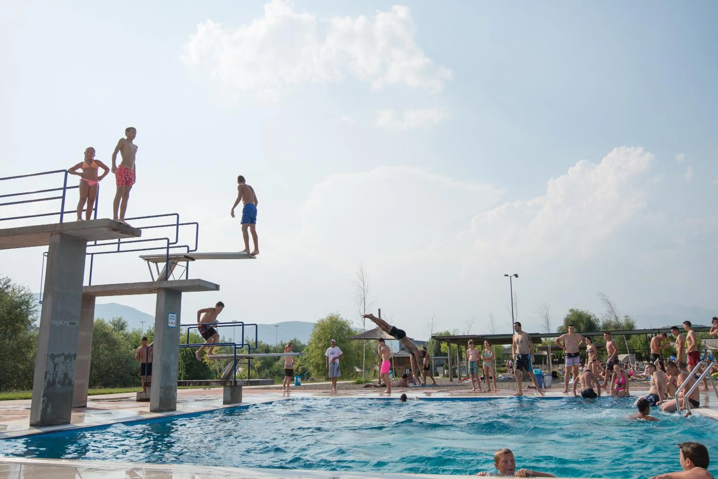 Swimming pool in Etno Village Cardaci