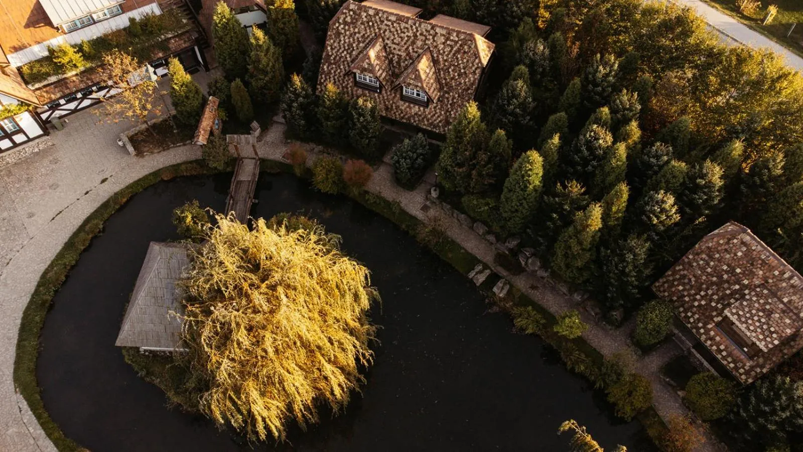 Bird's eye view in Etno Village Cardaci