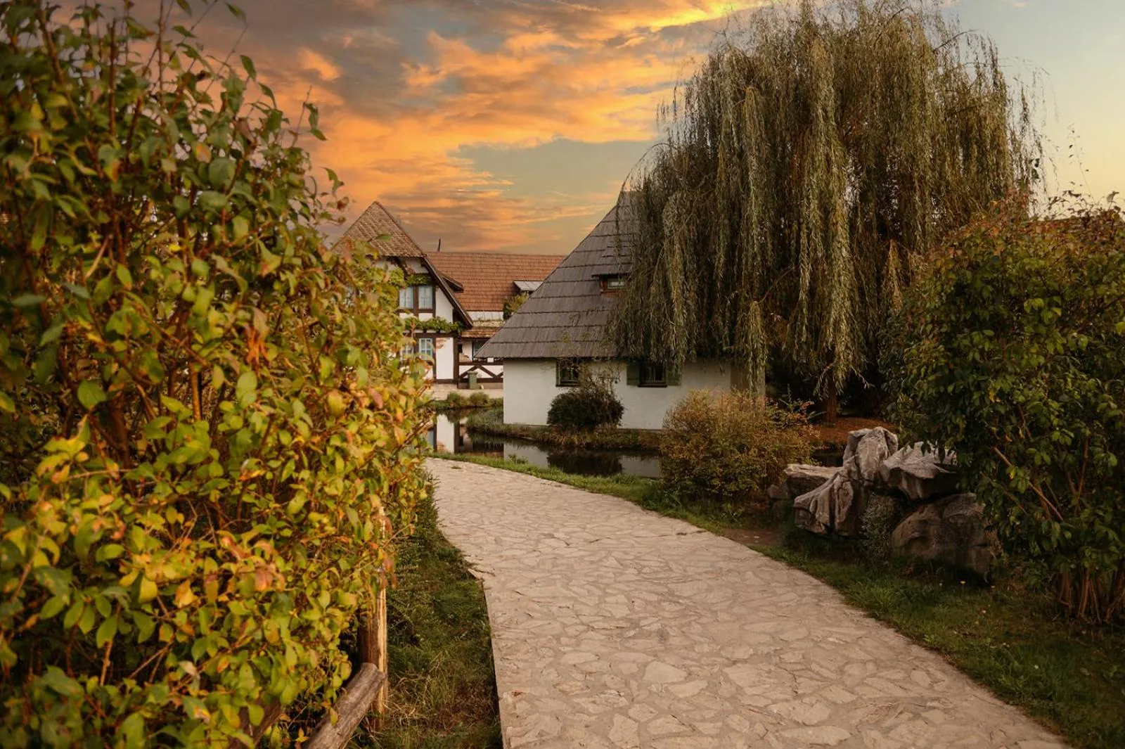 Sunset in Etno Village Cardaci