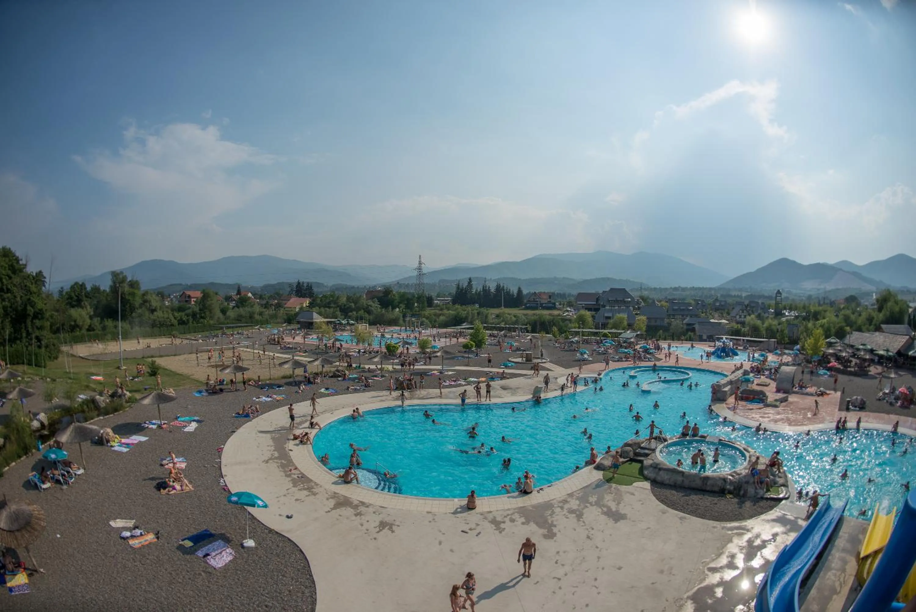 Swimming pool in Etno Village Cardaci