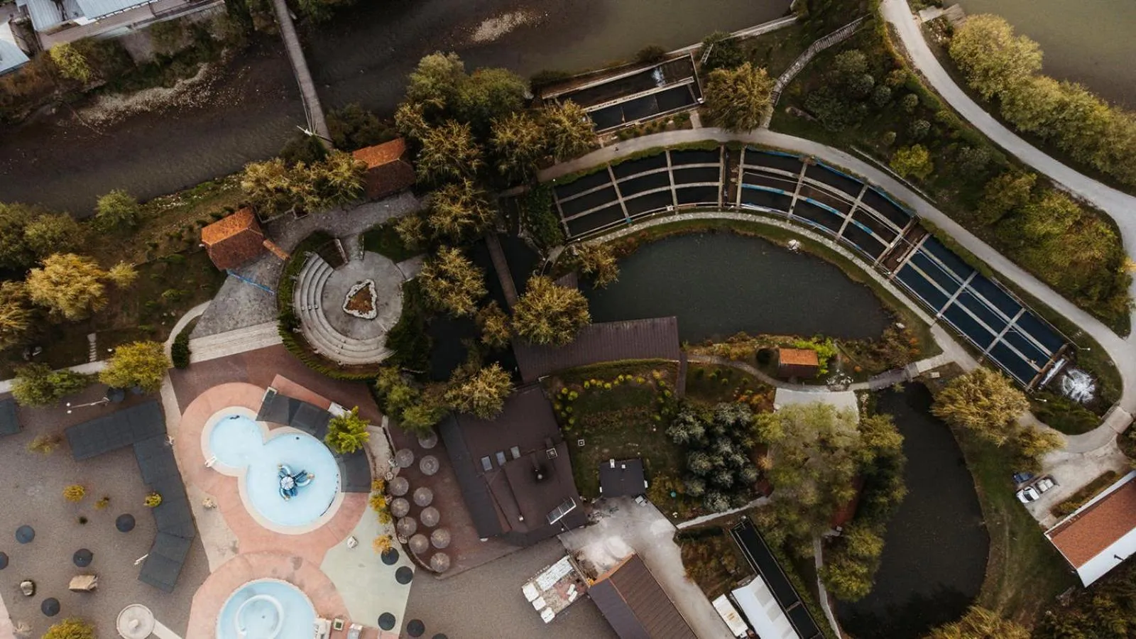 Bird's eye view in Etno Village Cardaci
