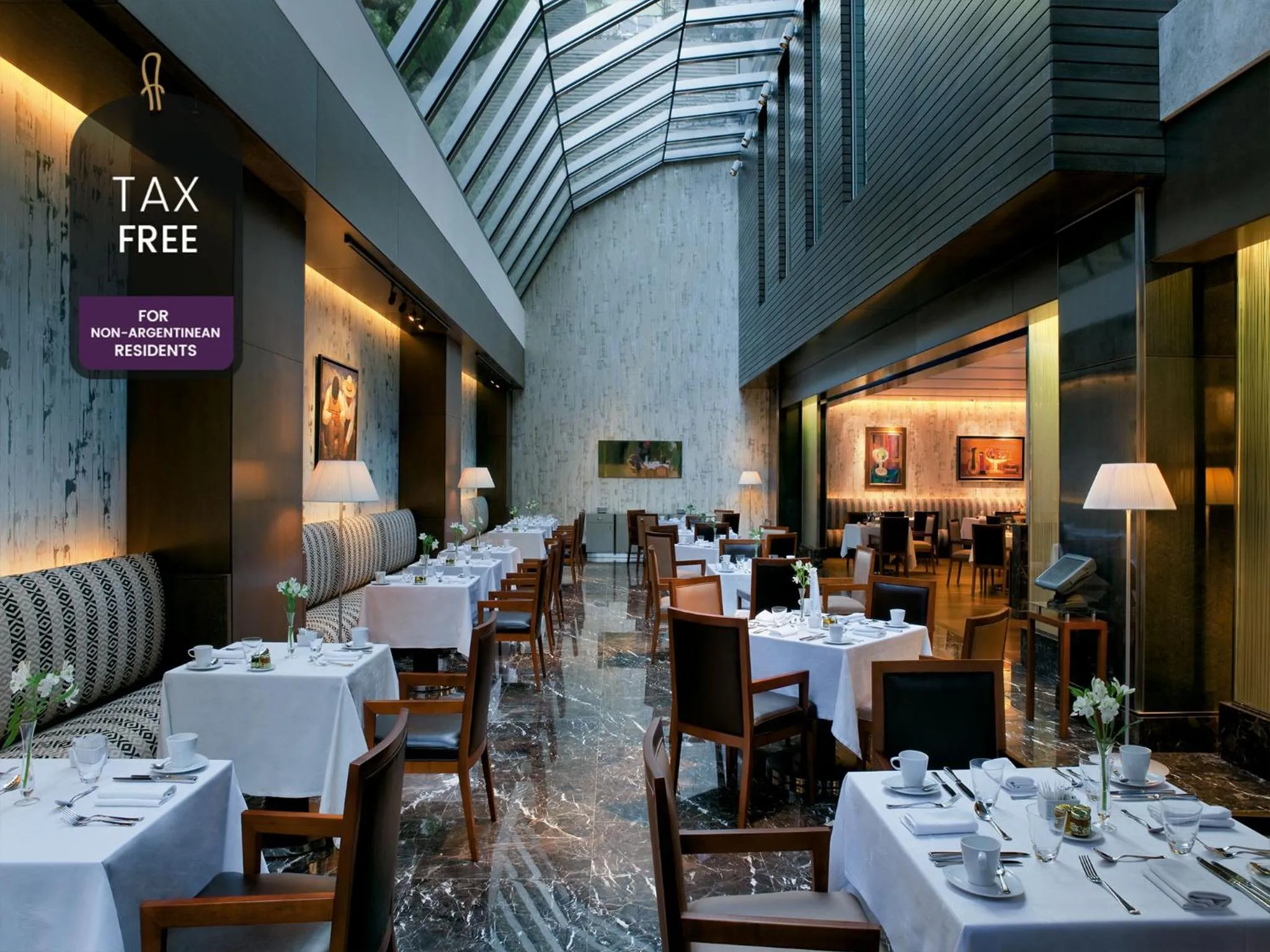 Restaurant/places to eat in Alvear Art Hotel