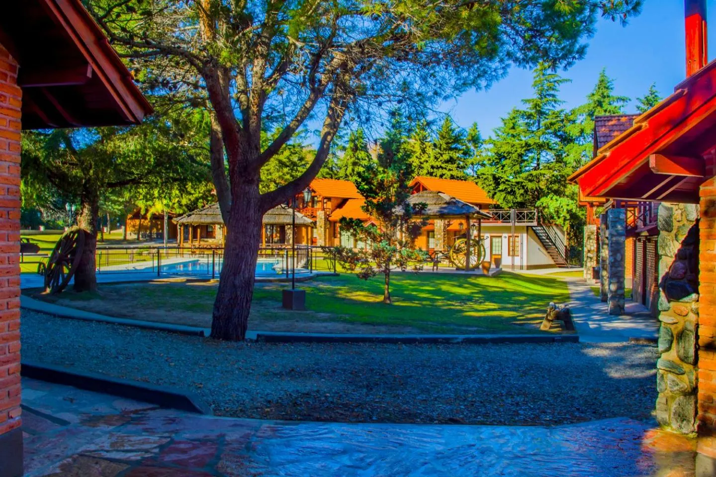 Garden view in Hotel Villa Sol