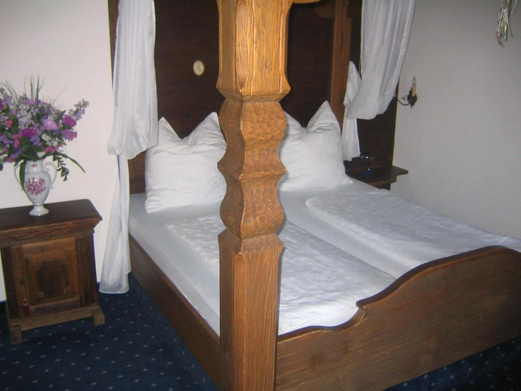Bed in Panoramahotel Karwendelhof