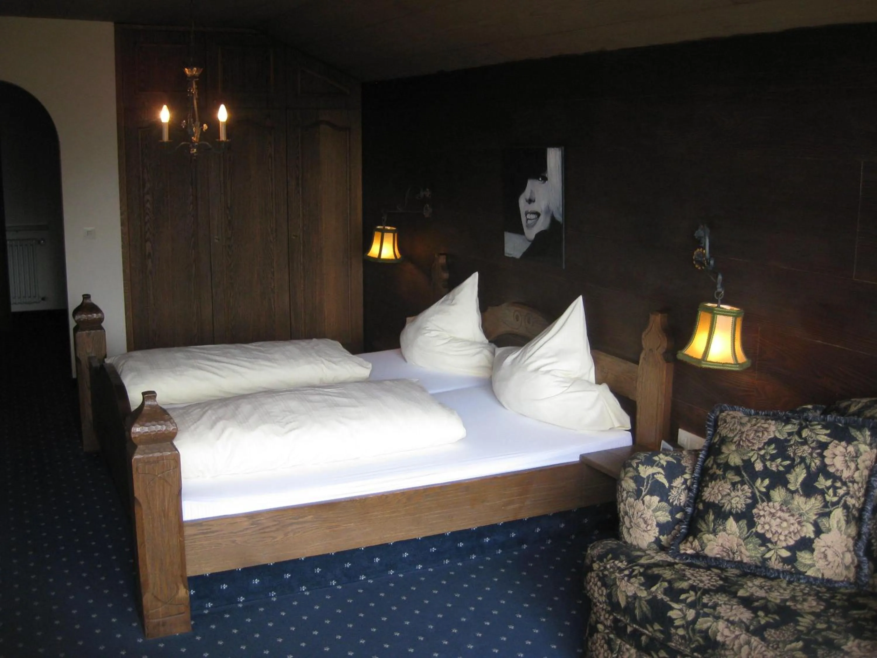 Photo of the whole room, Bed in Panoramahotel Karwendelhof