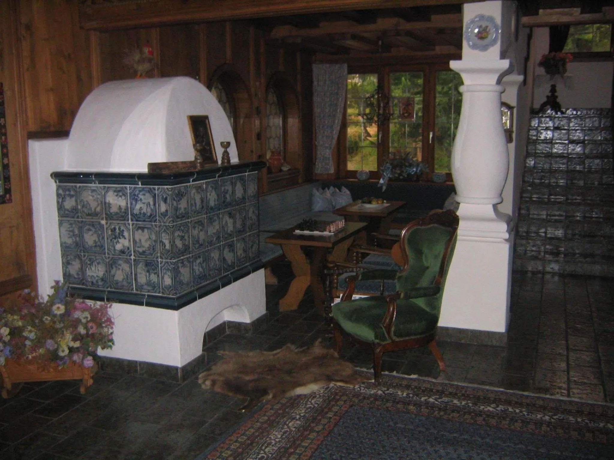 Lobby or reception in Panoramahotel Karwendelhof