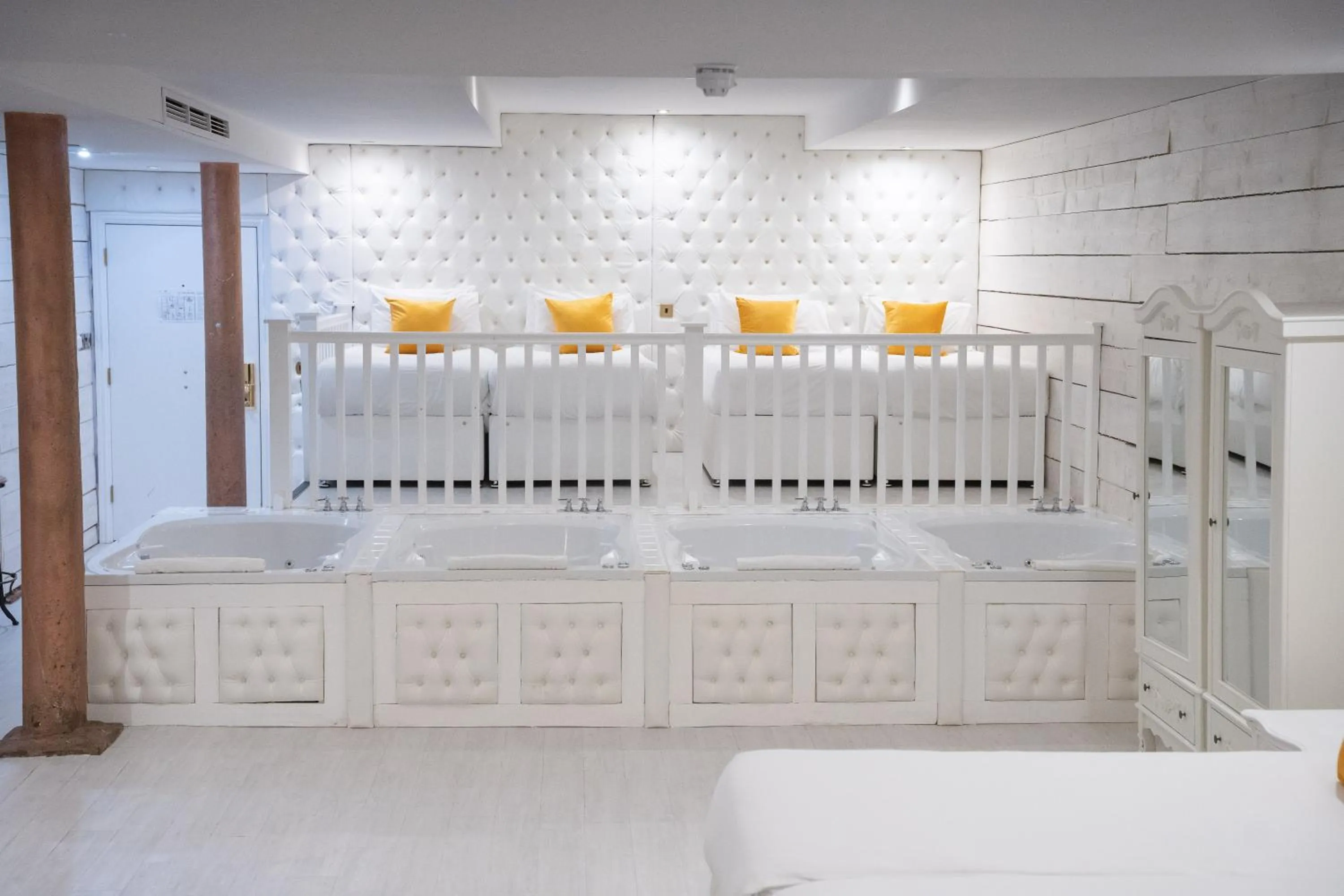 Bed in The Dixie Dean Hotel