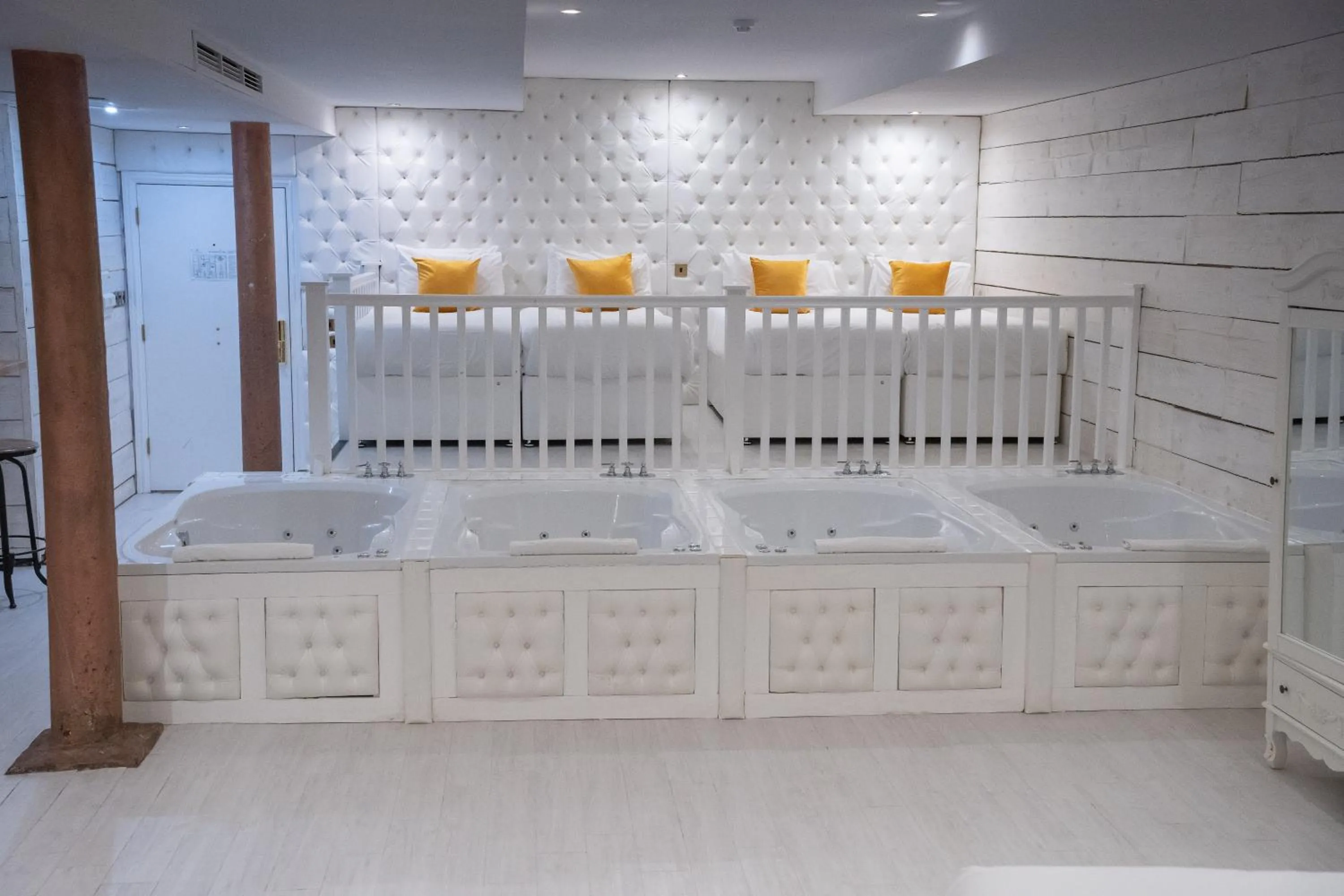 Bed in The Dixie Dean Hotel