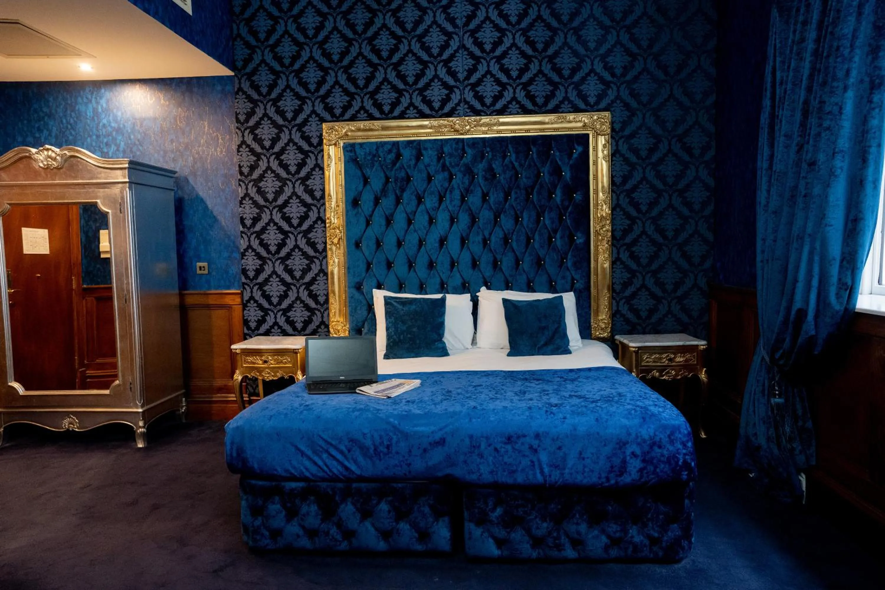 Bed in The Dixie Dean Hotel