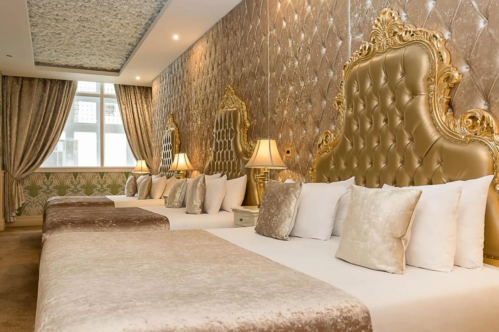 Bed in The Dixie Dean Hotel