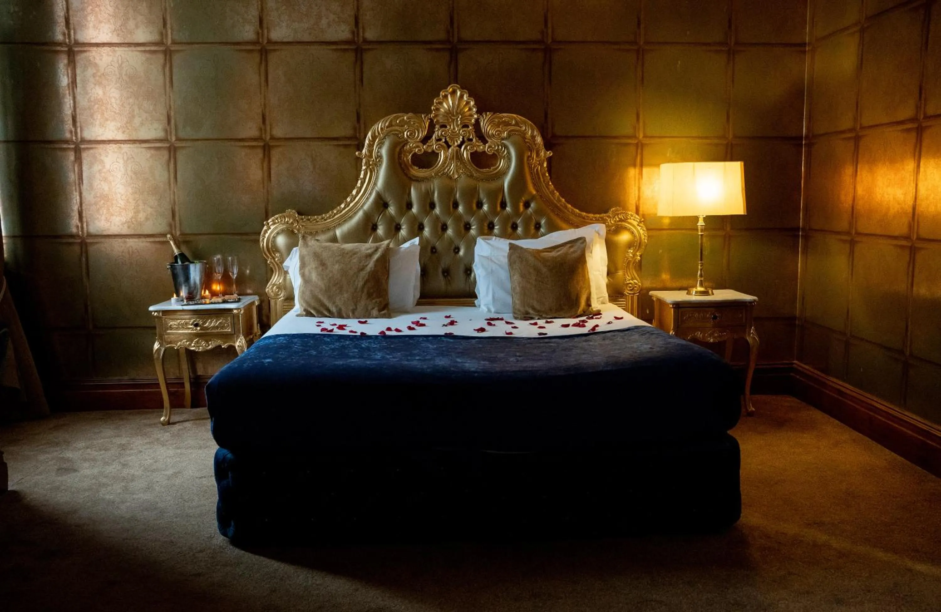 Bed in The Dixie Dean Hotel