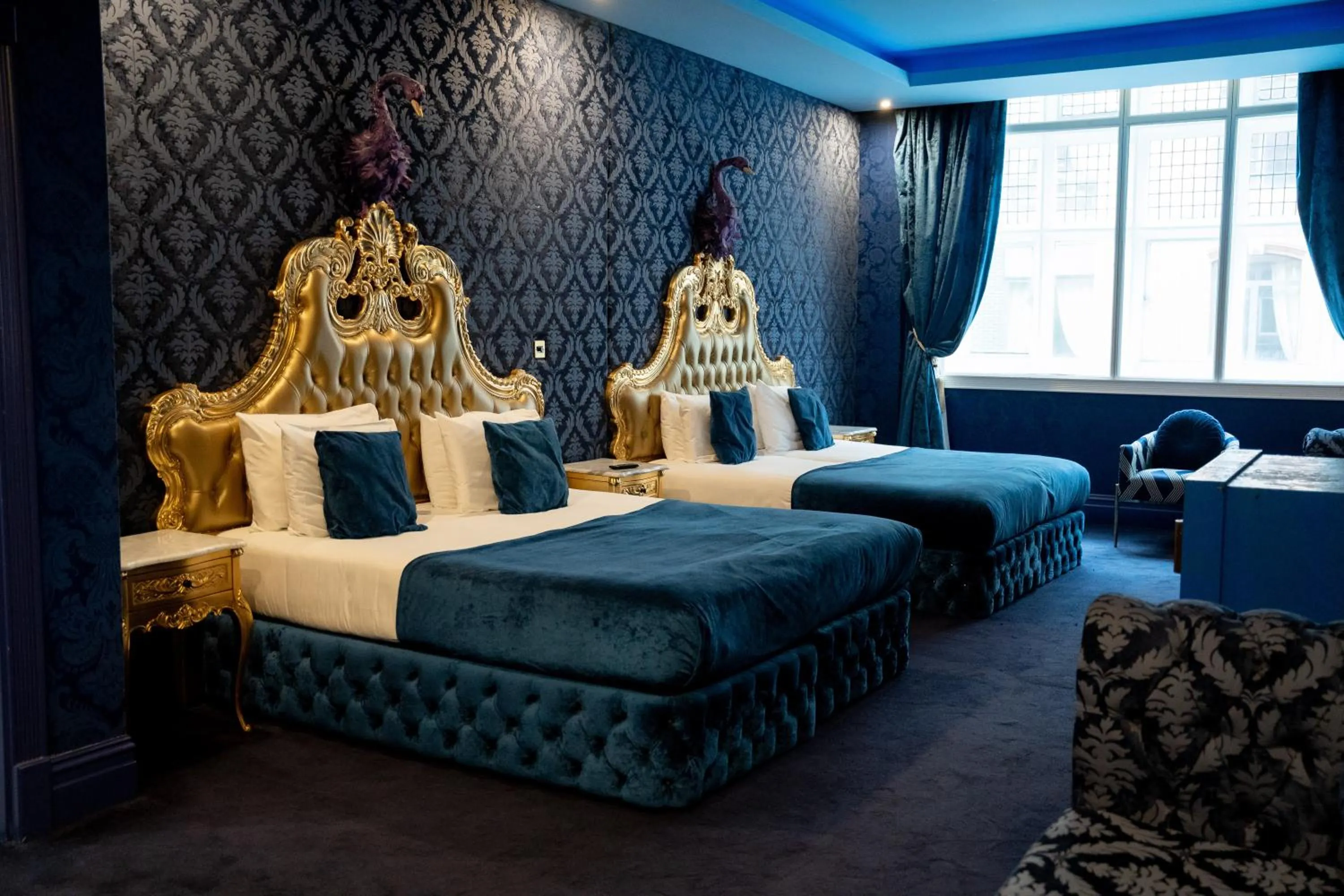 Bed in The Dixie Dean Hotel