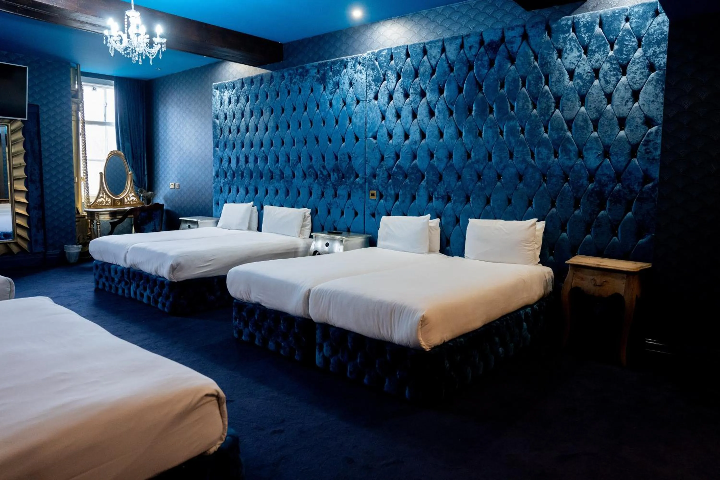 Bed in The Dixie Dean Hotel