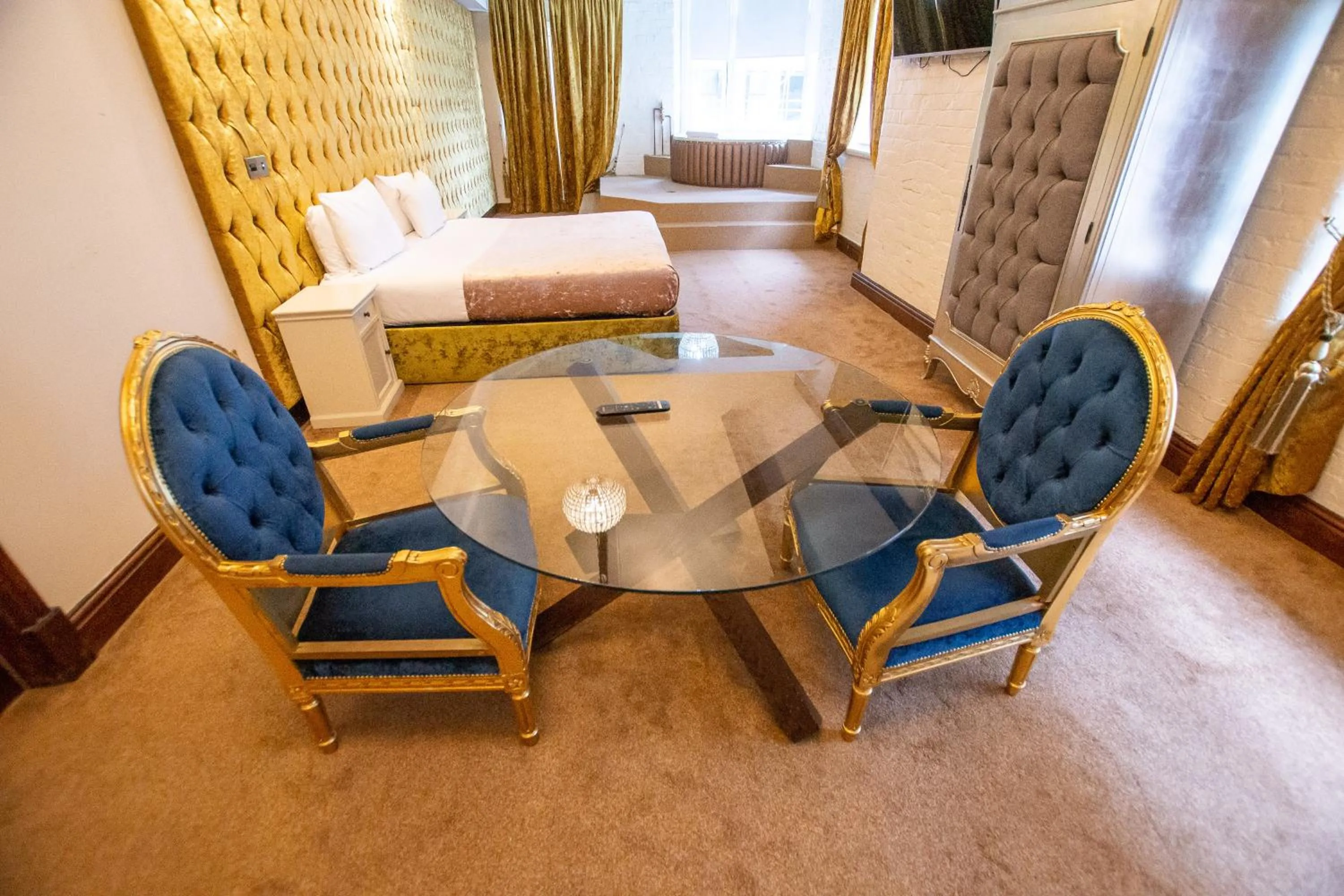 Bed in The Dixie Dean Hotel