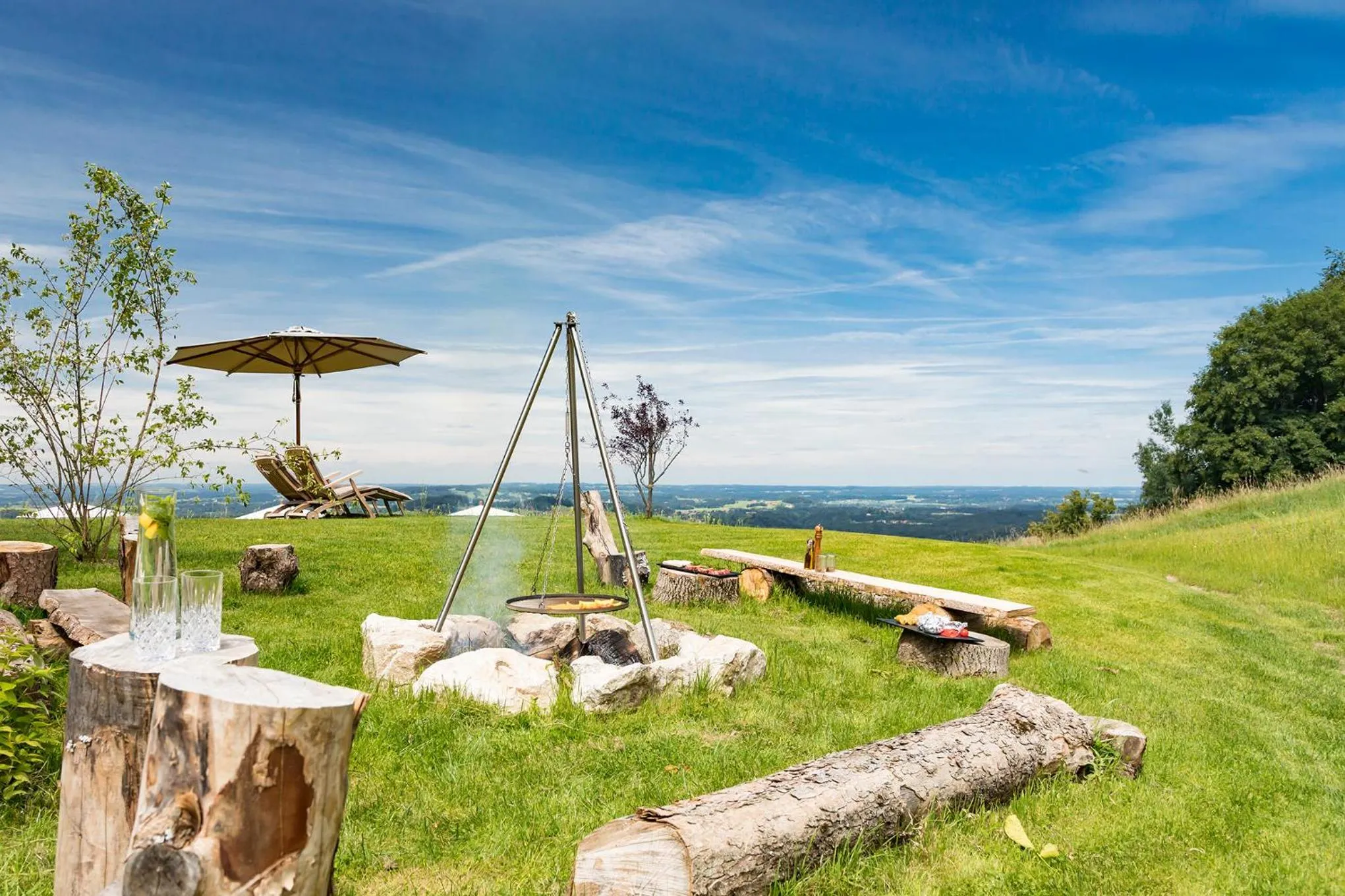 BBQ facilities in Chiemsee Chalet