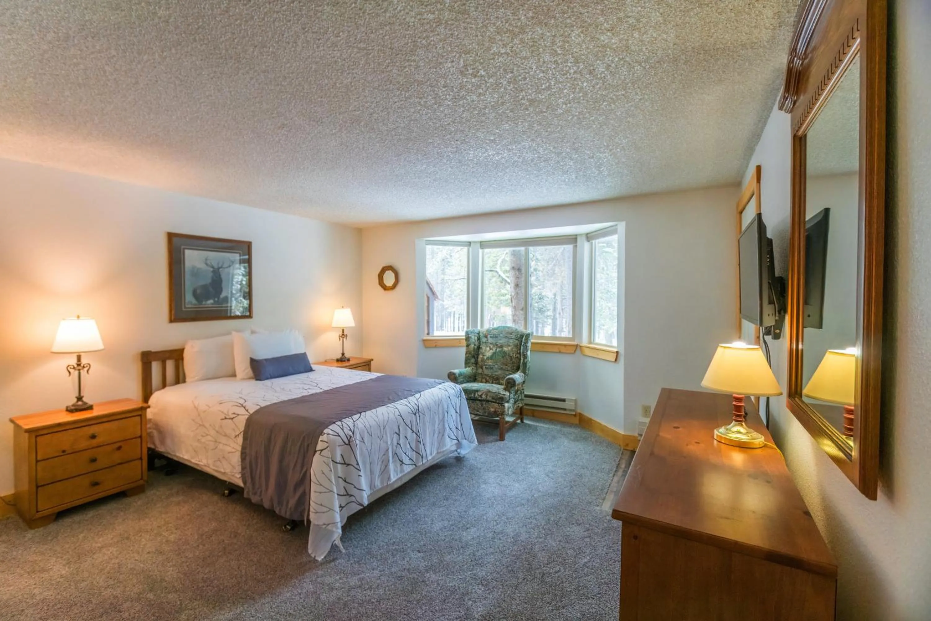 Bed in Timbers at Island Park