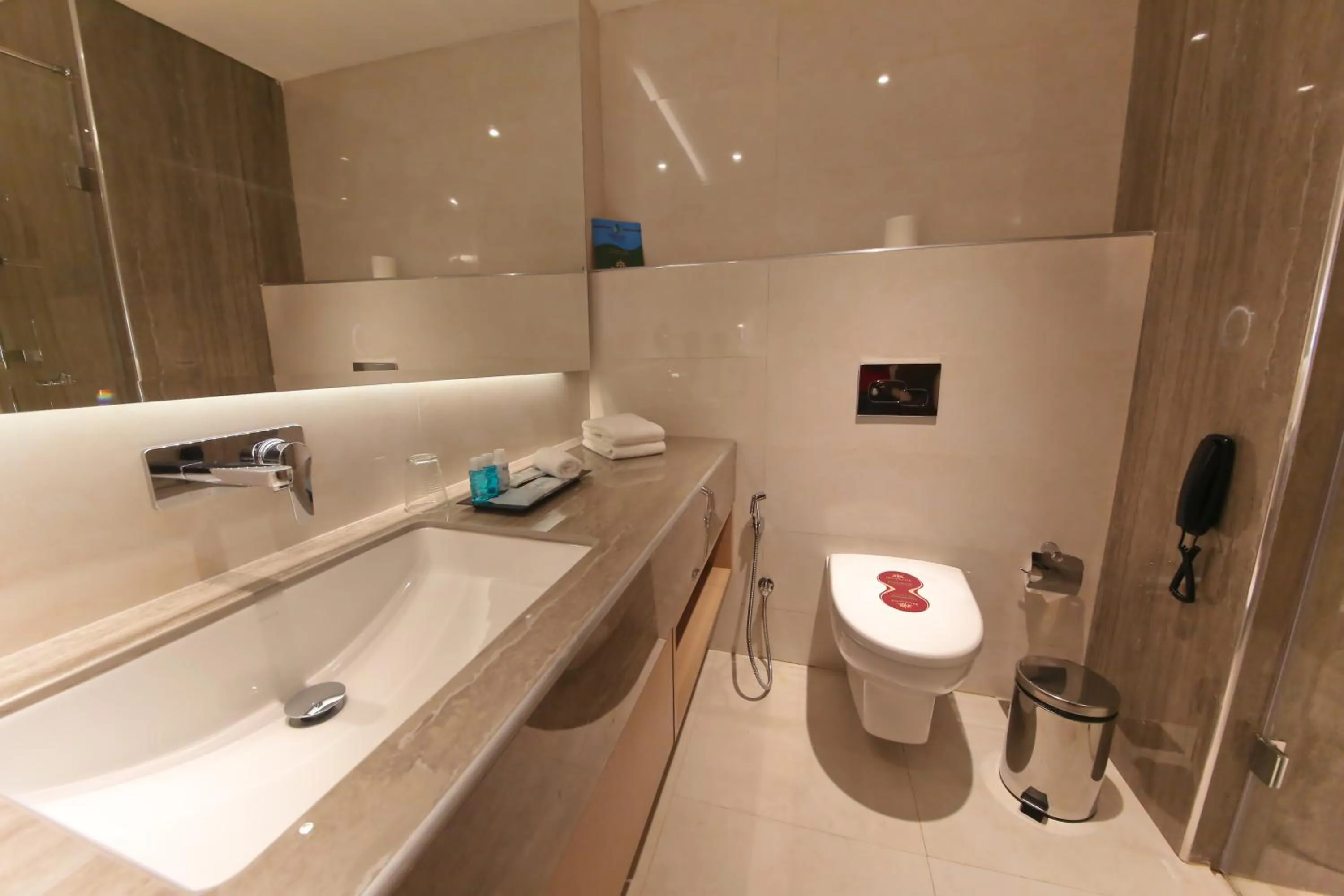 Toilet in Bravia Hotel Niamey