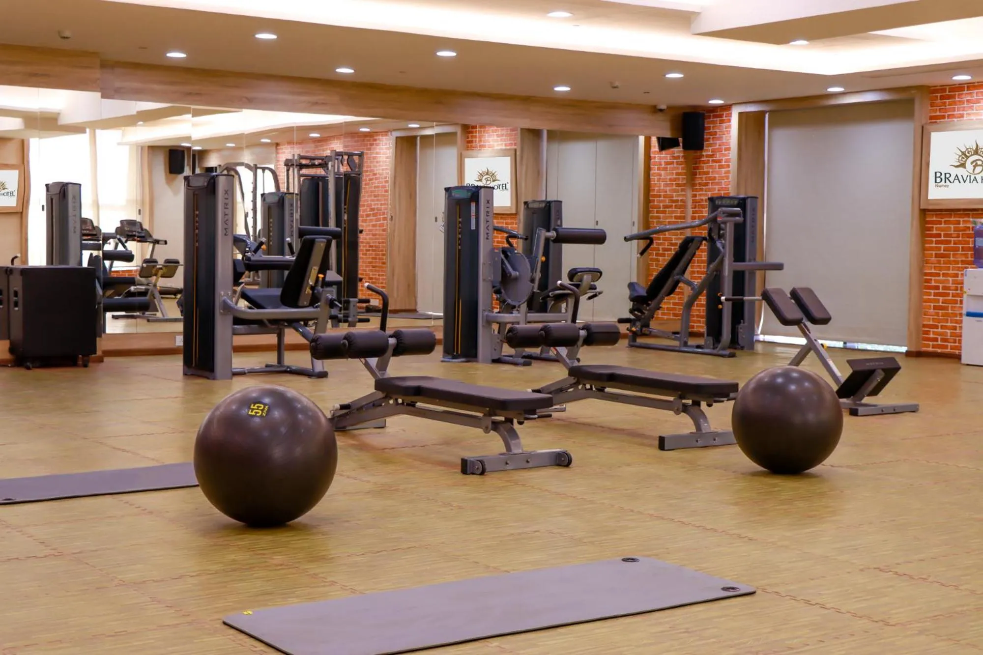 Fitness centre/facilities in Bravia Hotel Niamey