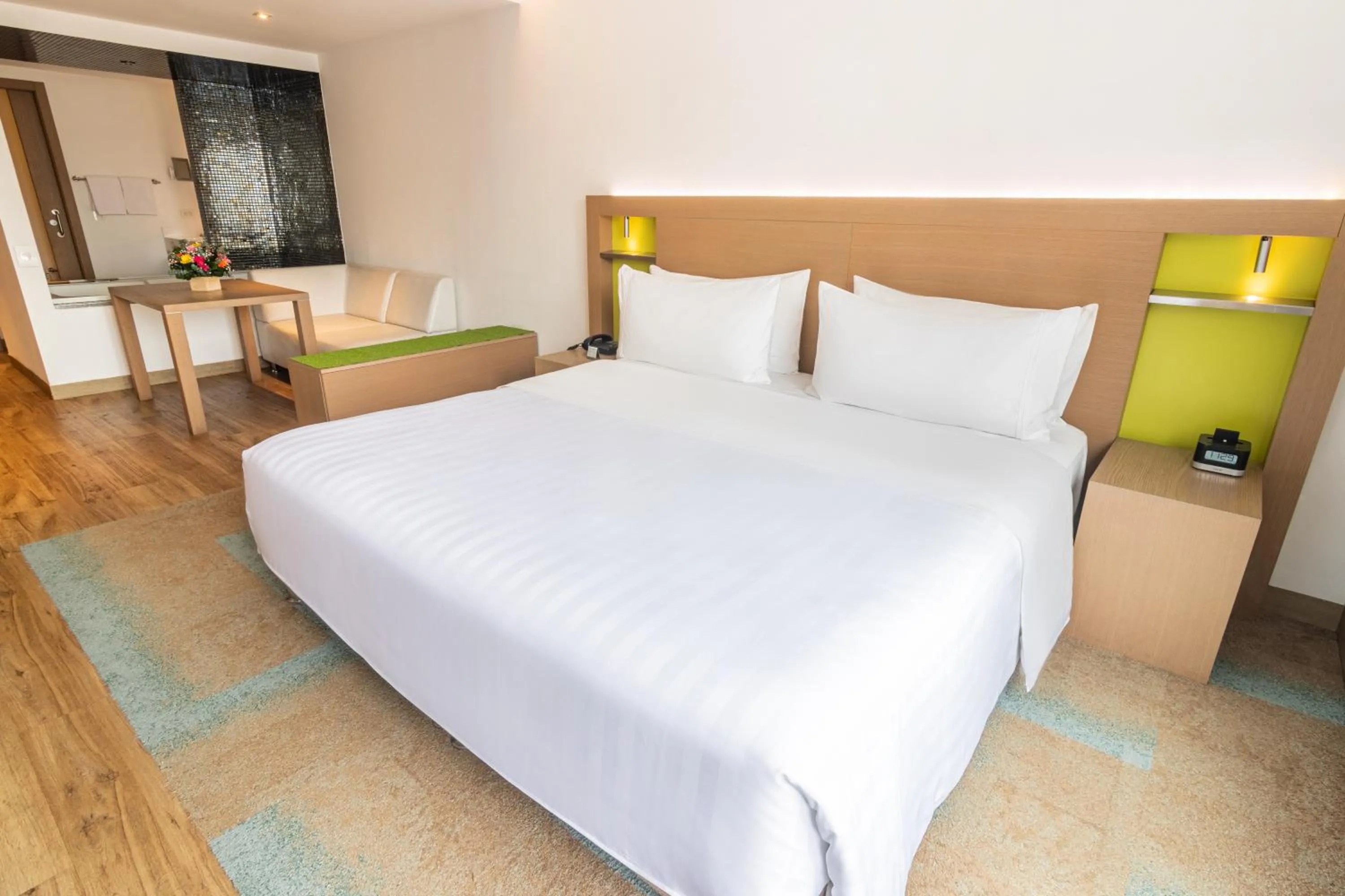 Bed in Biohotel Organic Suites Bogotá