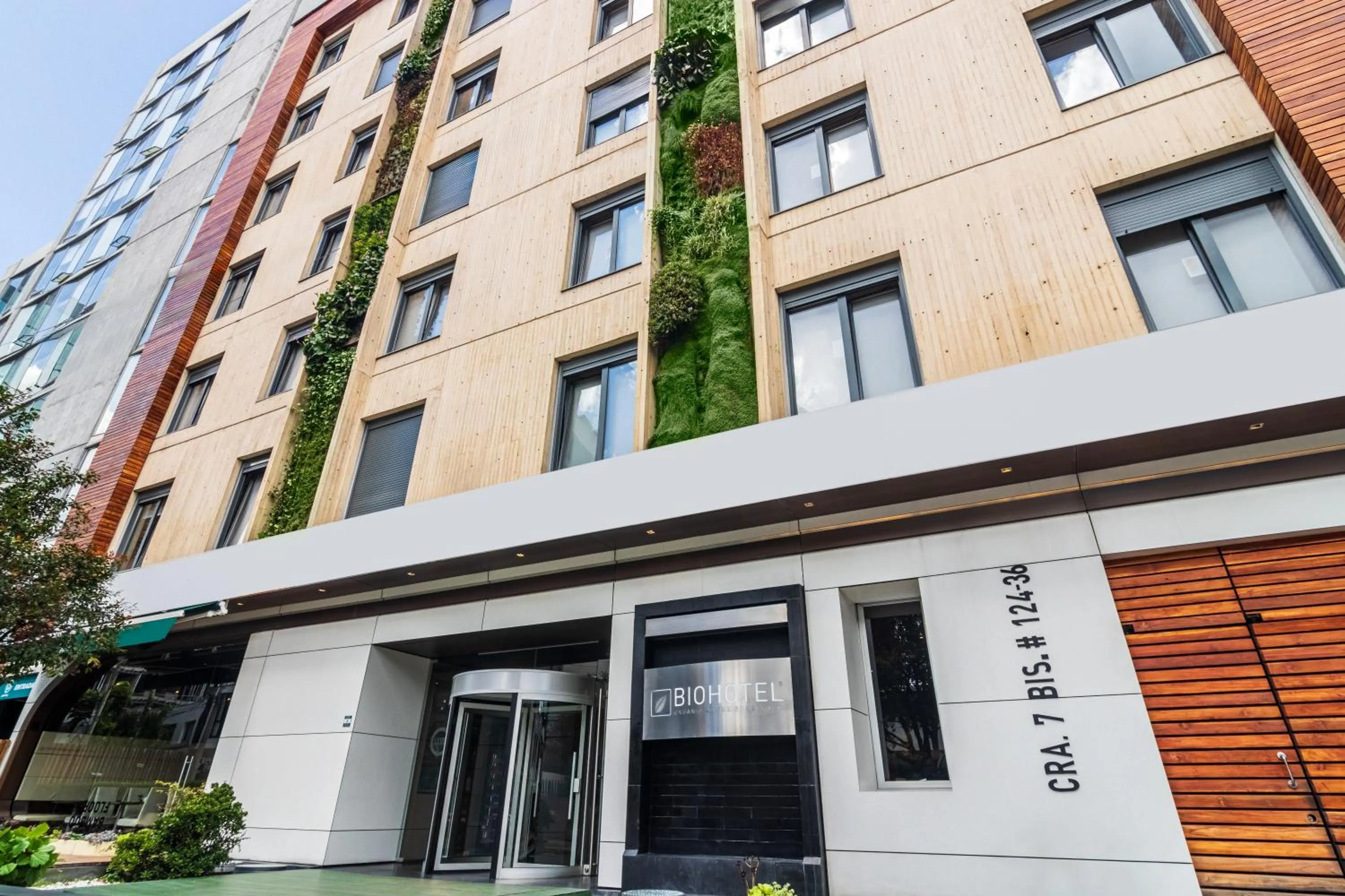 Property building in Biohotel Organic Suites Bogotá
