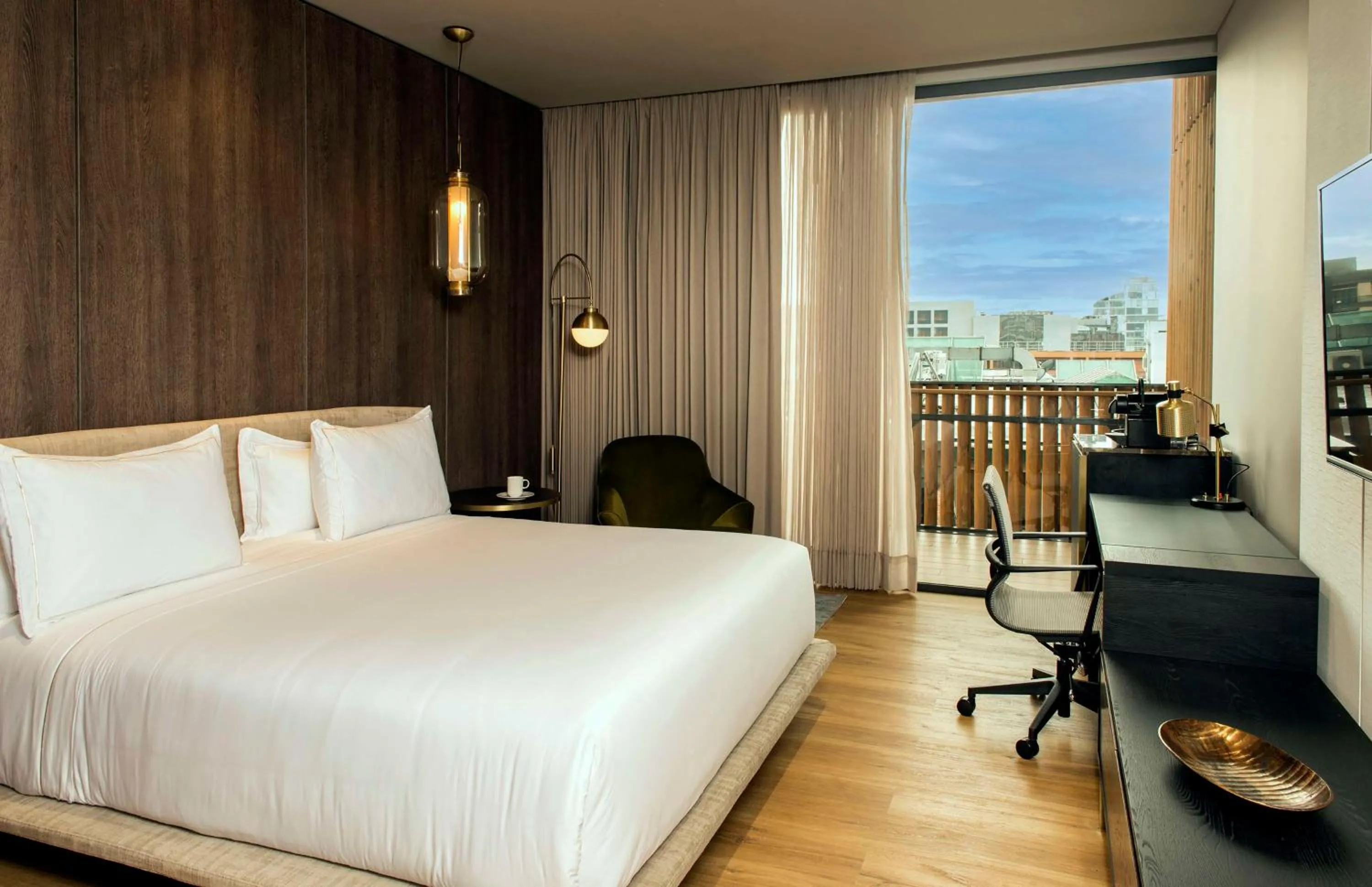 Bed in Salvio Parque 93 Bogota, Curio Collection by Hilton