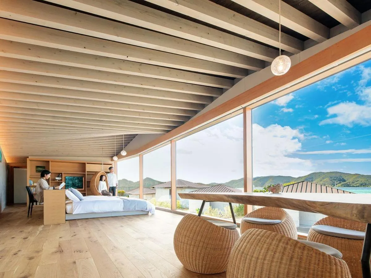 Bed in Denpaku The Beachfront MIJORA