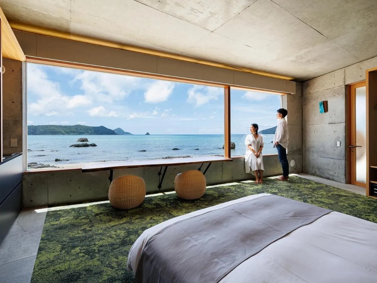 Bed in Denpaku The Beachfront MIJORA