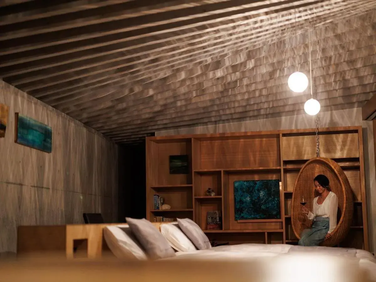 Bed in Denpaku The Beachfront MIJORA Bed in Denpaku The Beachfront MIJORA