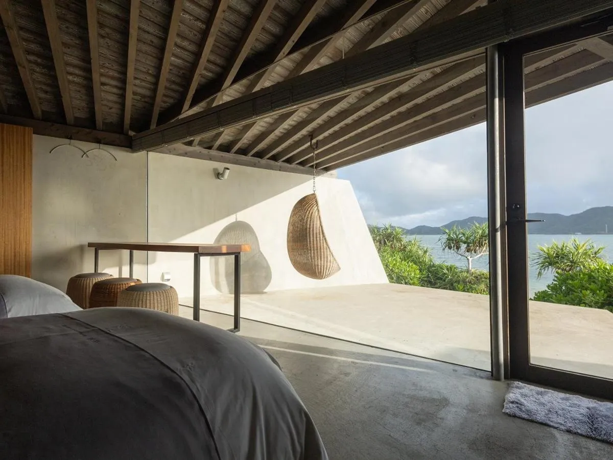 Bed in Denpaku The Beachfront MIJORA