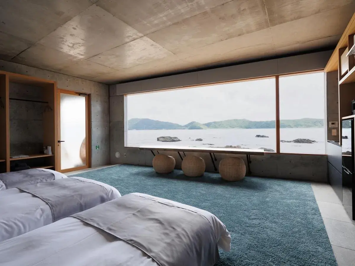 Bed in Denpaku The Beachfront MIJORA Bed in Denpaku The Beachfront MIJORA