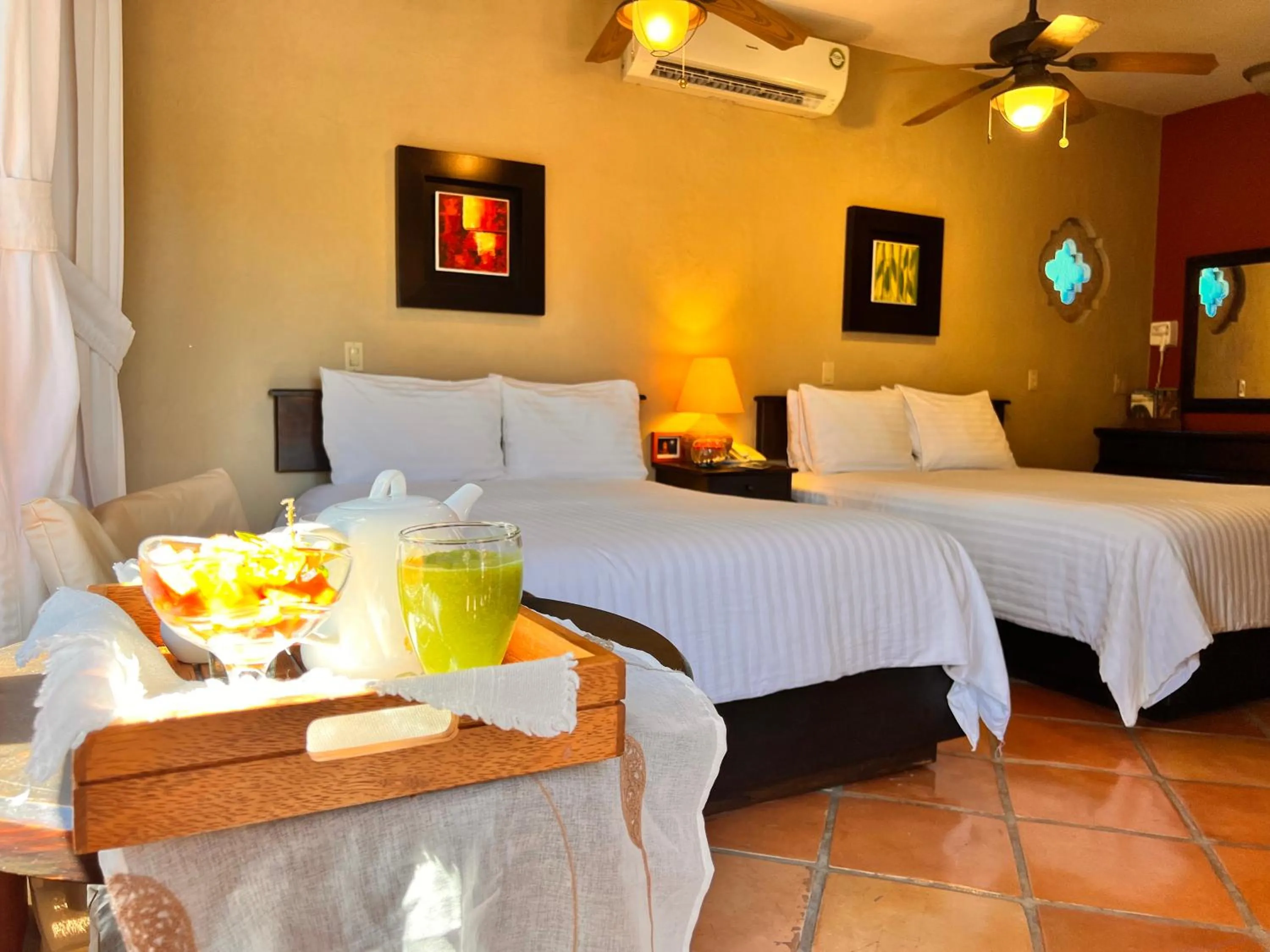 air conditioner, Bed in Posada del Cortes