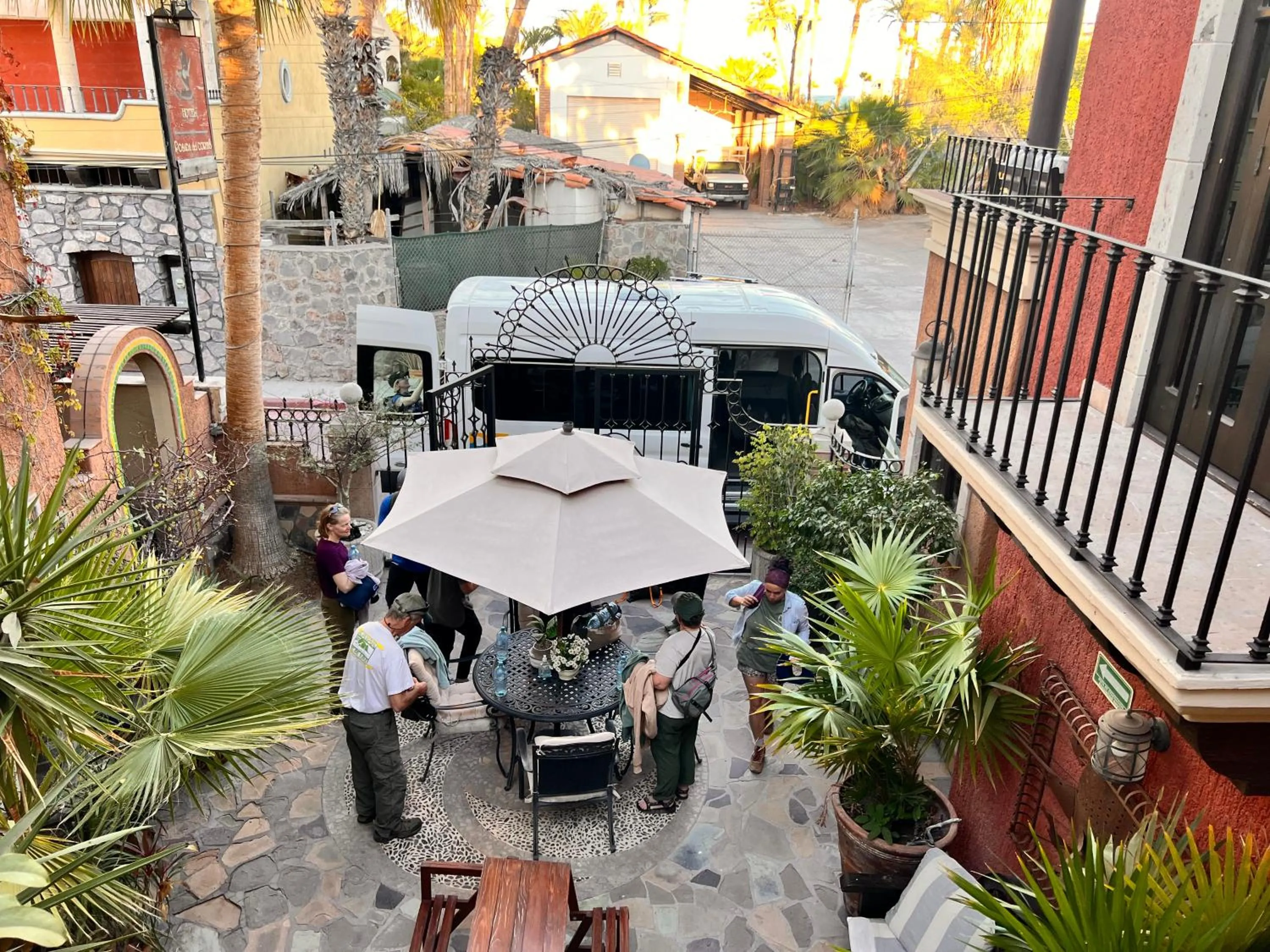 Patio in Posada del Cortes