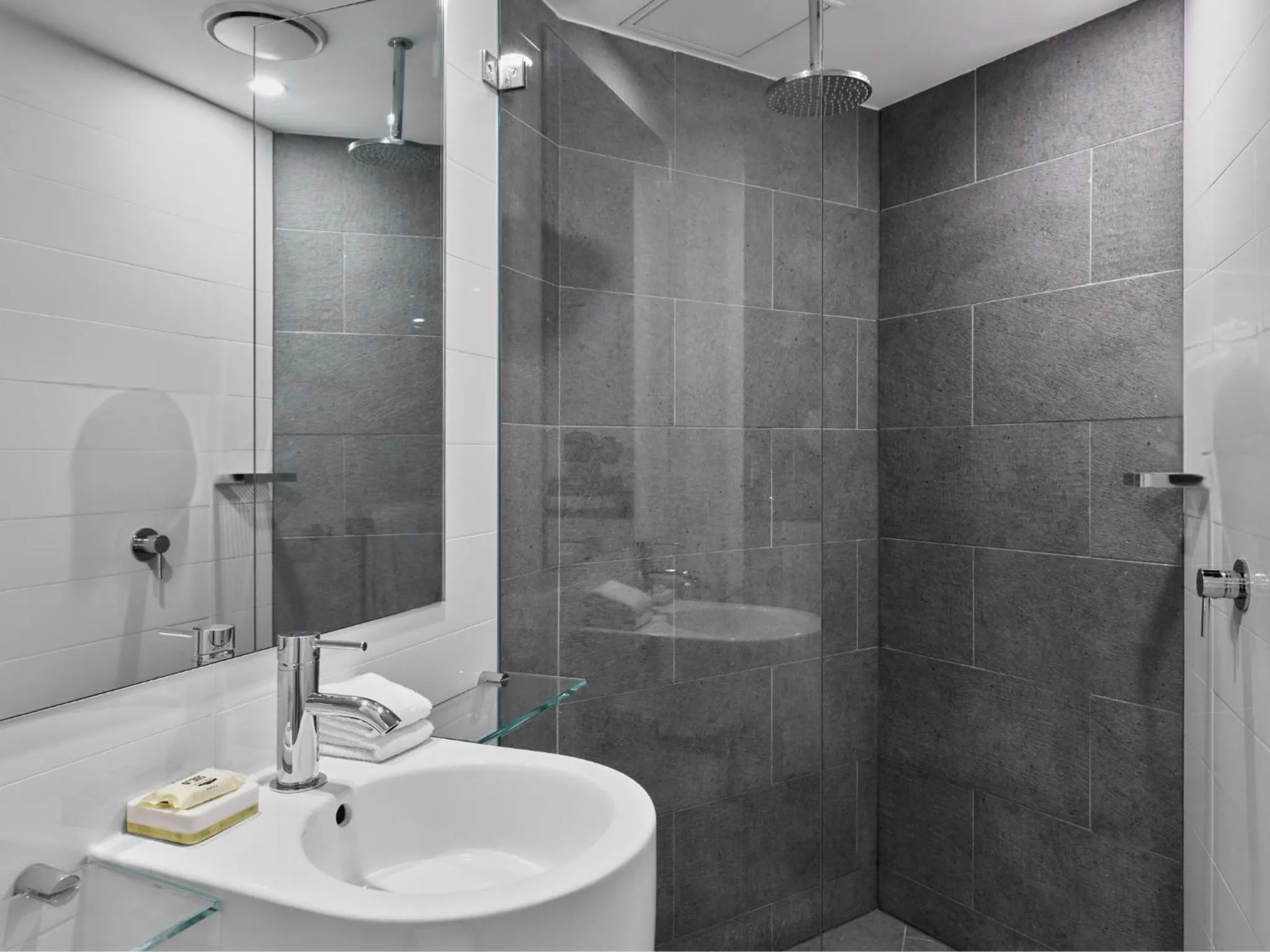 Shower in Hotel Woolstore 1888, Sydney - Handwritten Collection