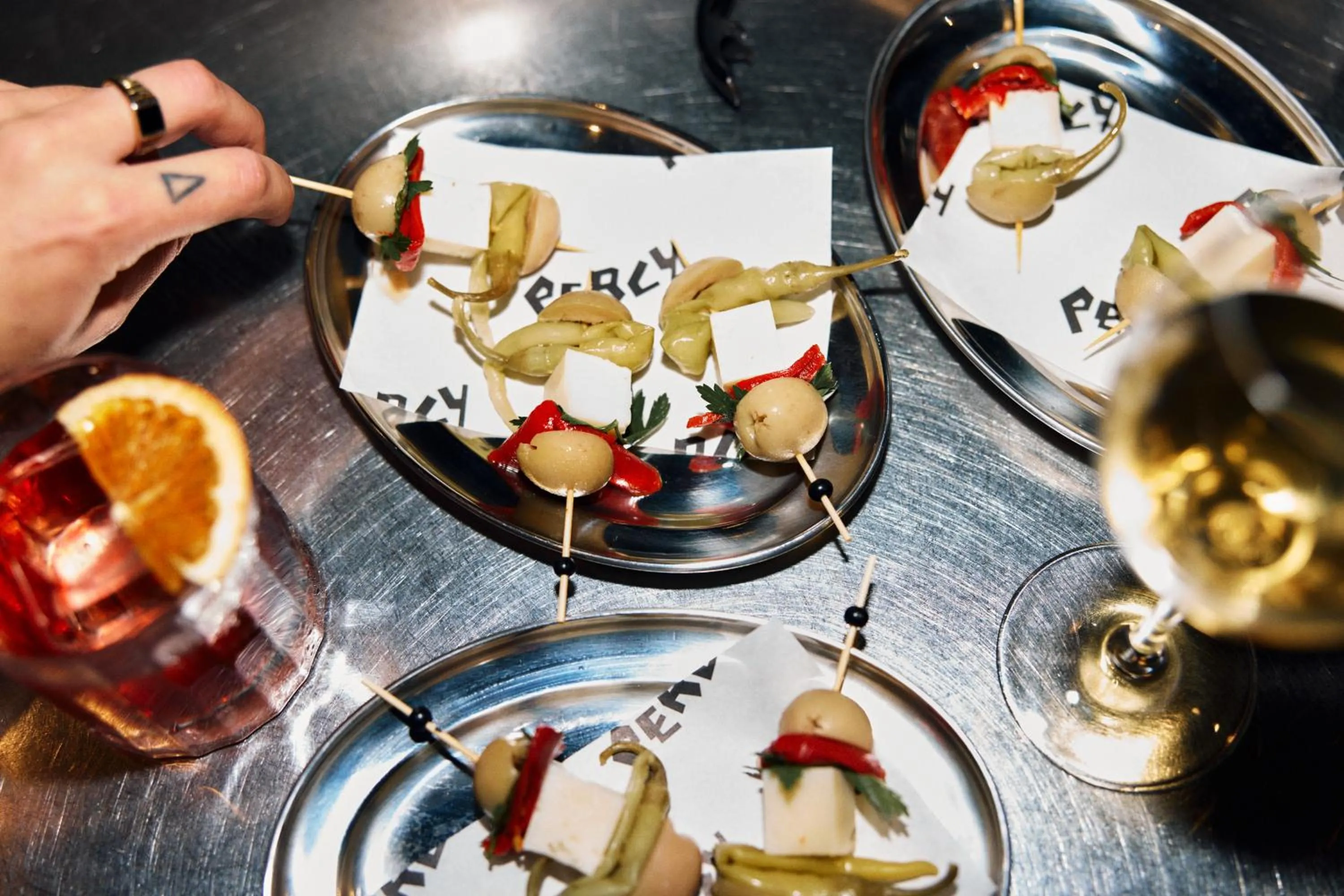 Food and drinks in Hotel Woolstore 1888, Sydney - Handwritten Collection