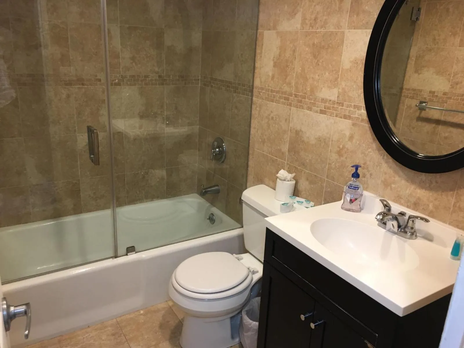 Shower in Tides Apt on Hollywood Beach