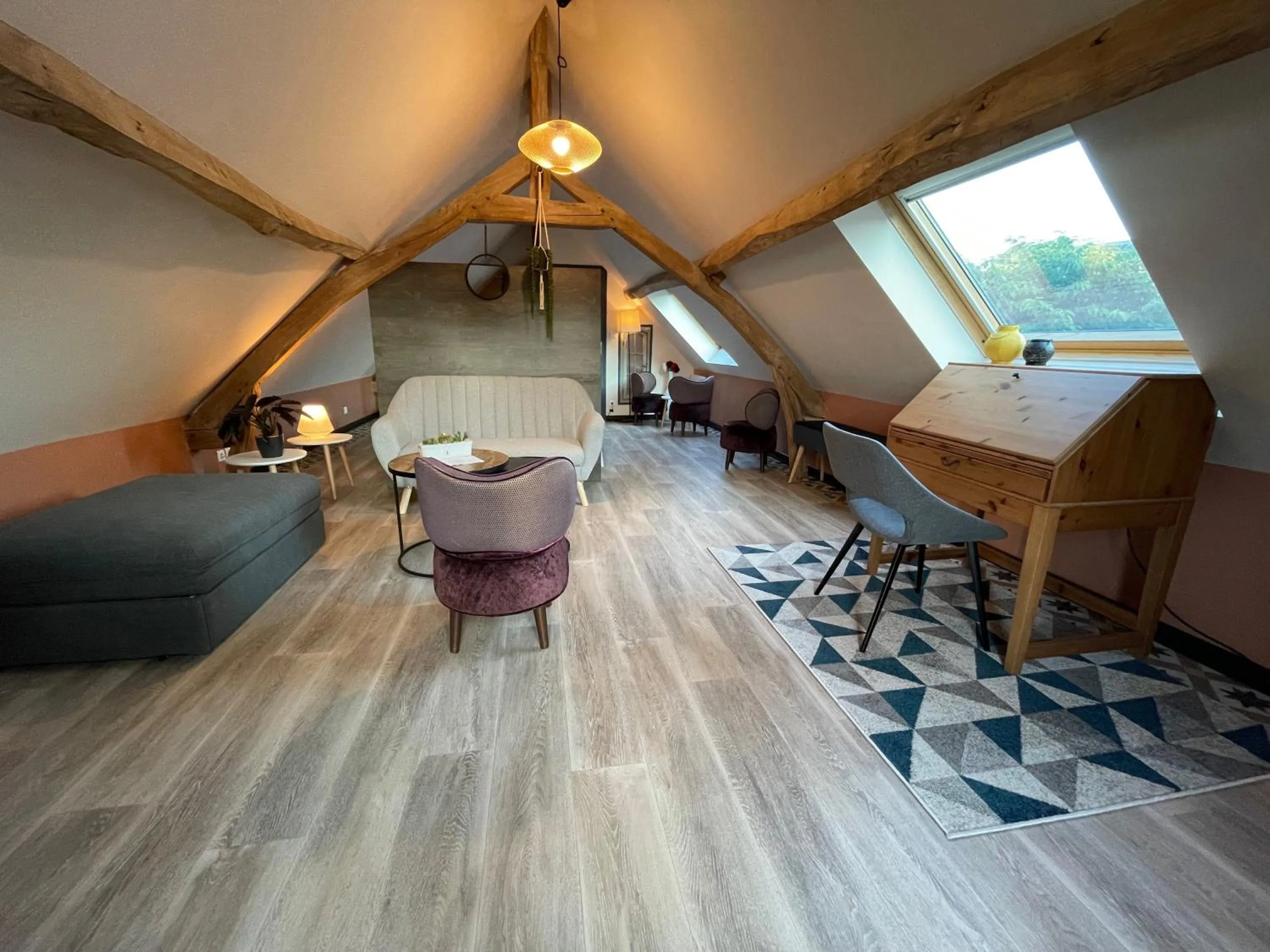 Seating area in Au Presbytère de Saigneville