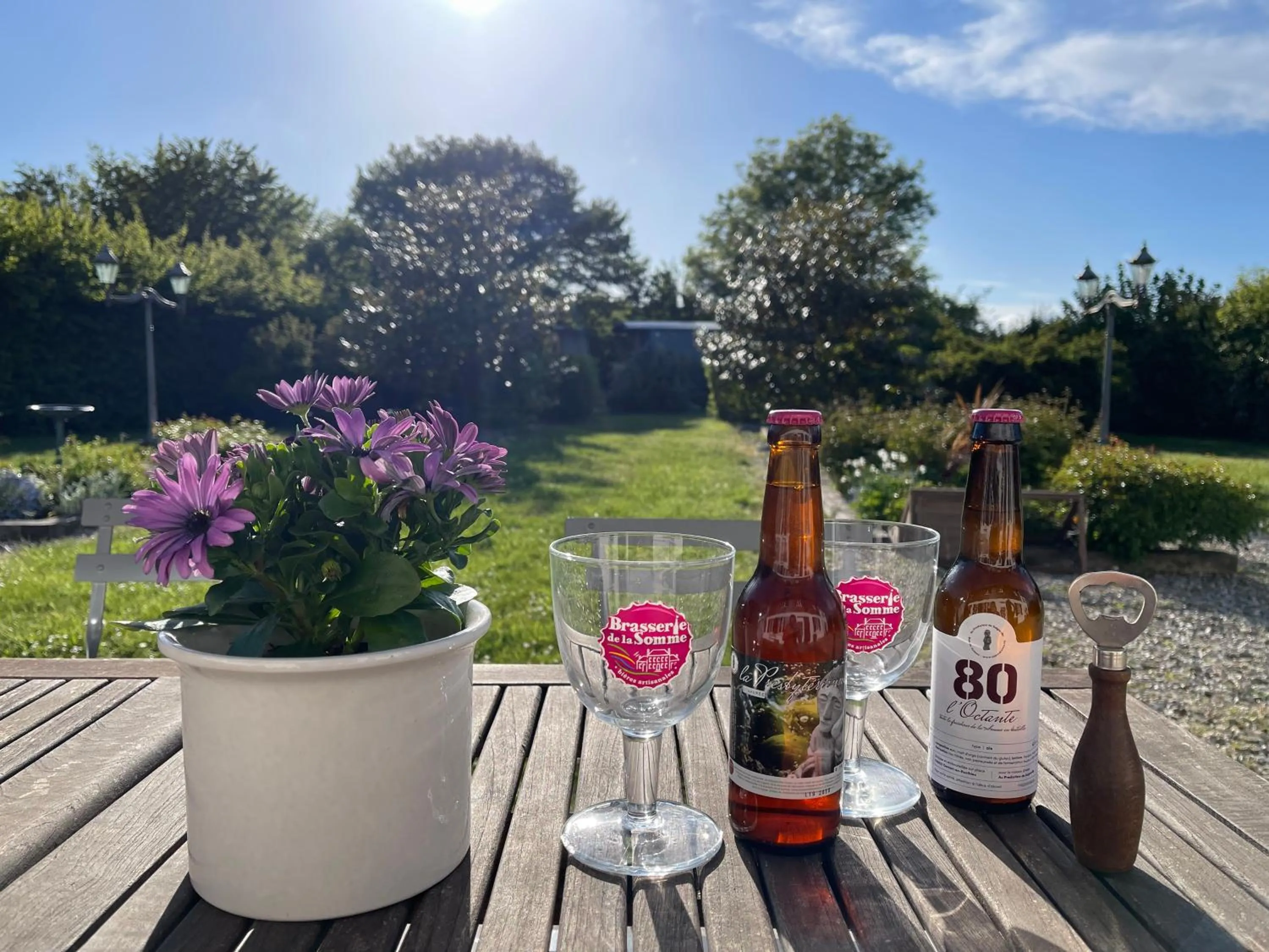 Garden in Au Presbytère de Saigneville