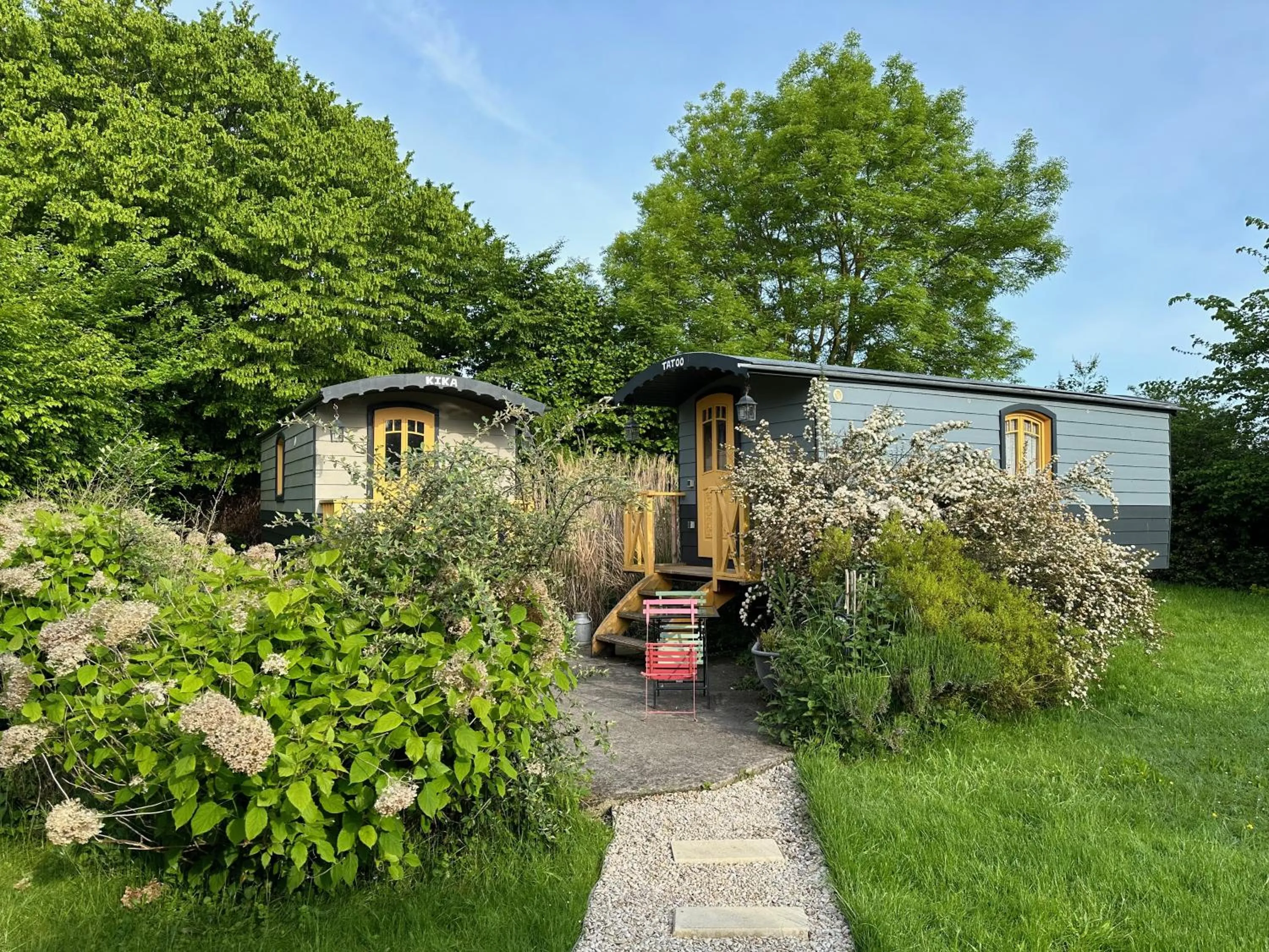 Garden in Au Presbytère de Saigneville