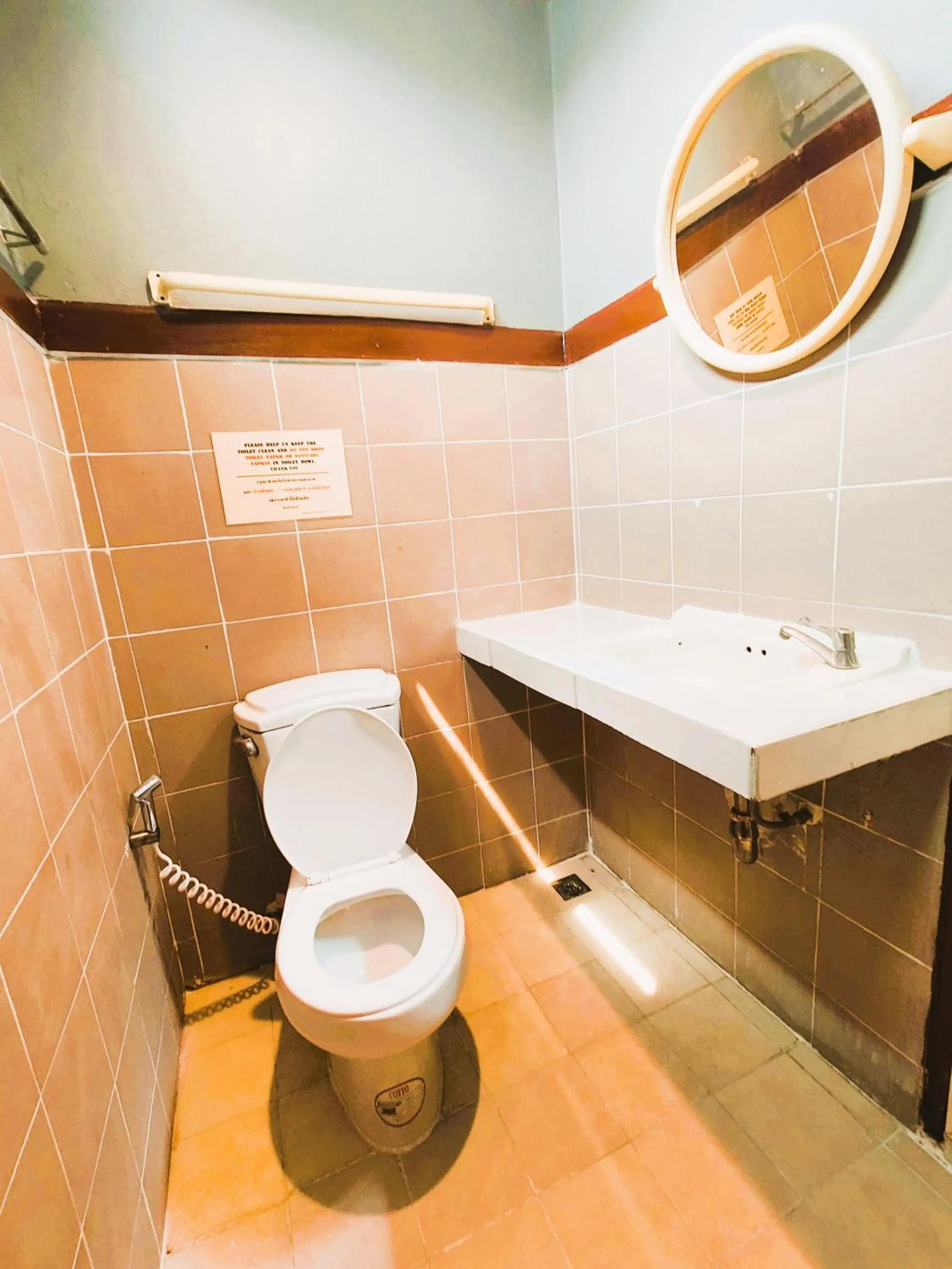 Toilet in Panda House Chiang Mai