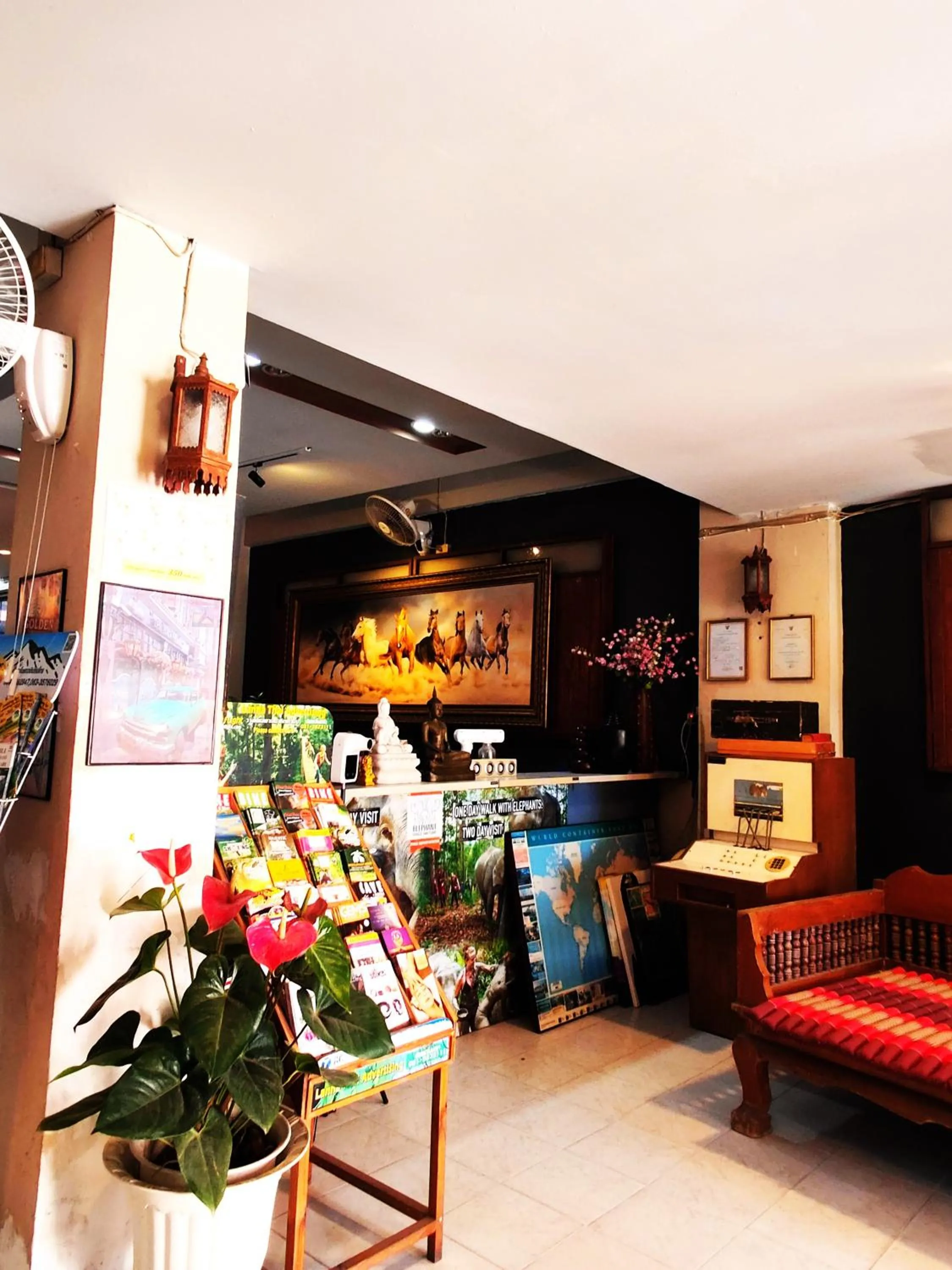 Lobby or reception in Panda House Chiang Mai
