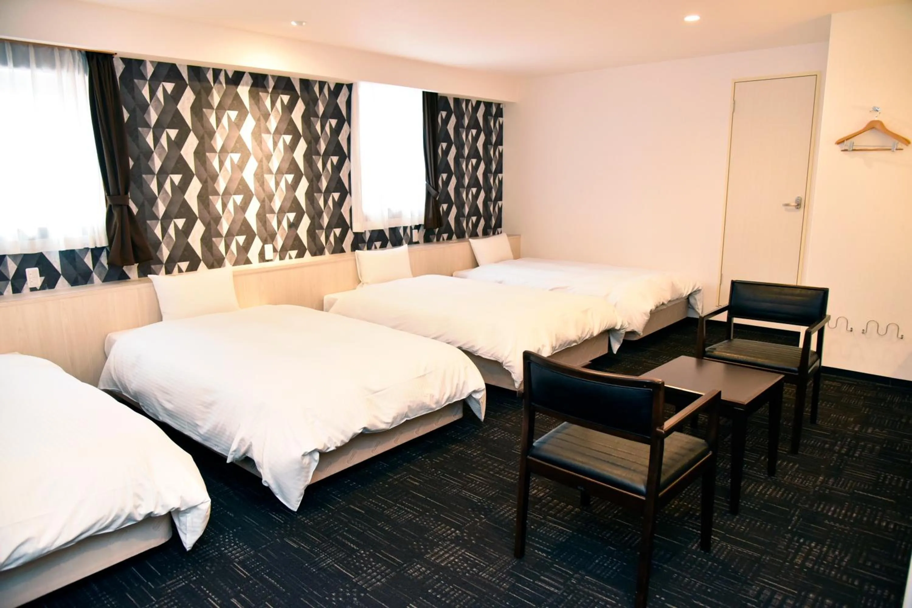 Bed in Miyazaki Daiichi Hotel