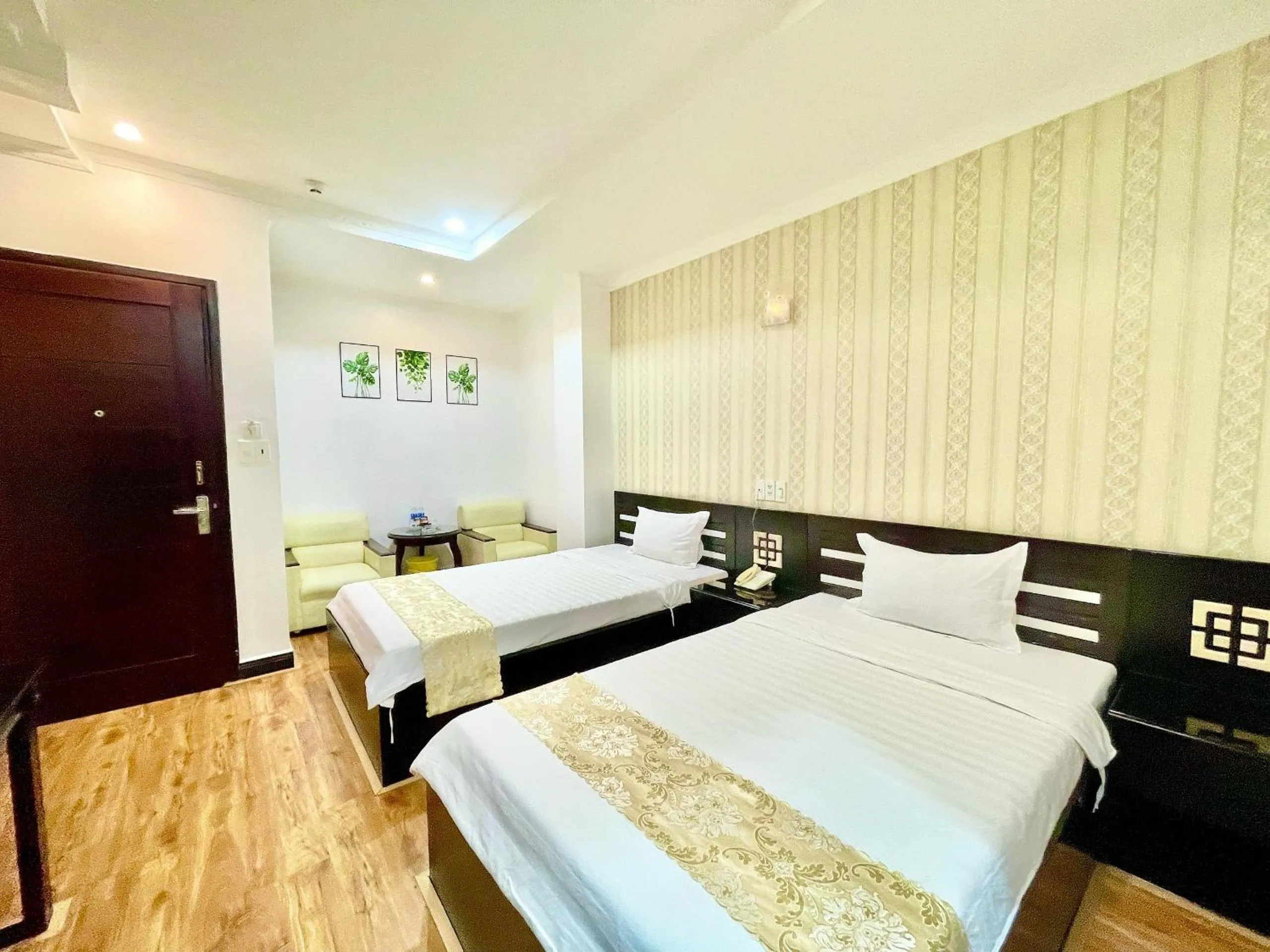 Bed in Linh Phuong 2 Hotel