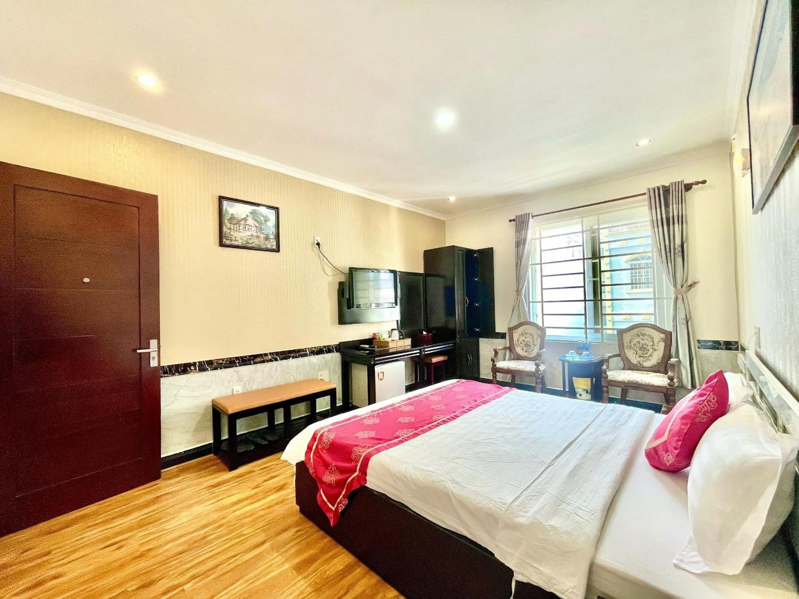 Bed in Linh Phuong 2 Hotel