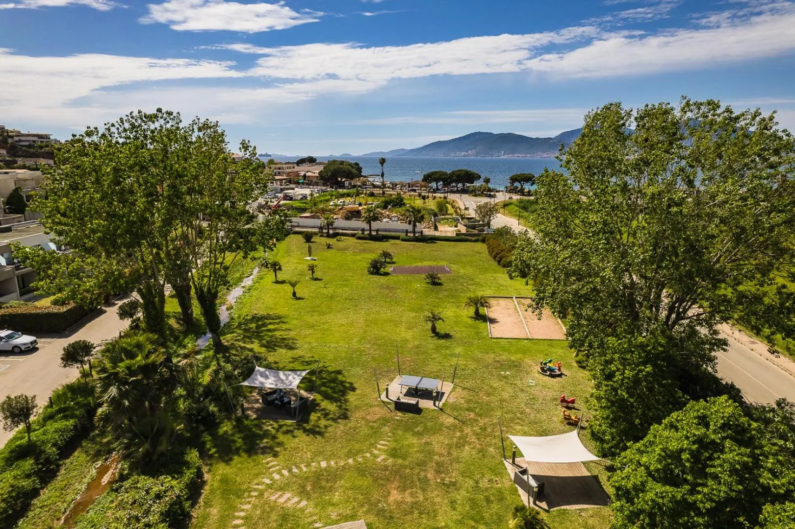 Bird's eye view in Suite Home Porticcio