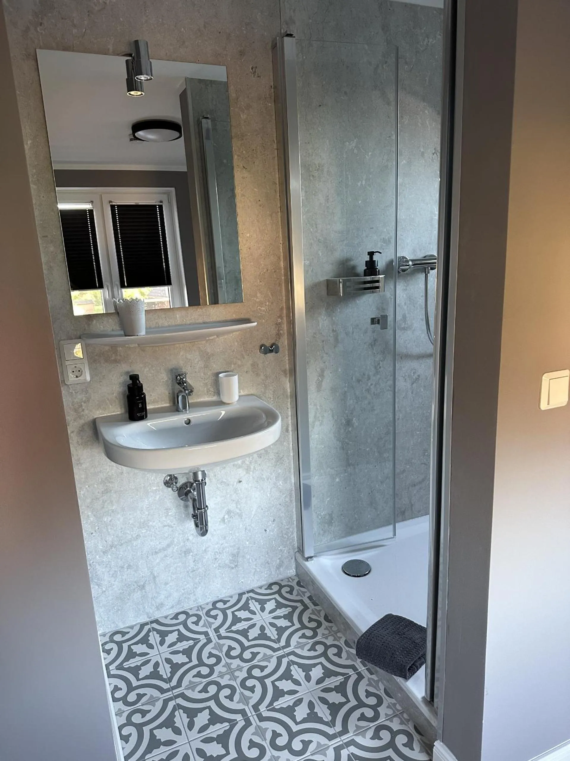 Bathroom in Gästehaus Wind und Meer